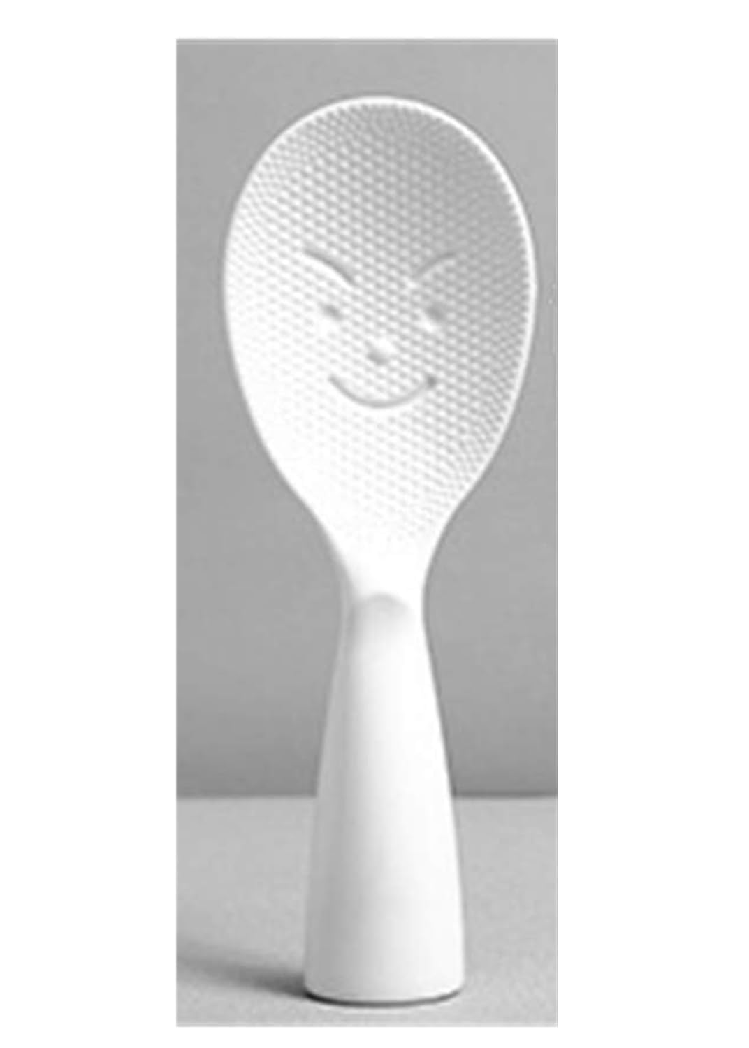 Non-Stick Rice Paddle Spoon with Smile Face - Perfect for Serving Rice, Stirring, and Cooking - Ideal for Kitchens, Restaurants, and Home Use (1 Pack, White)