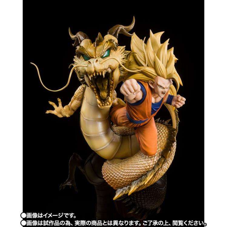 Figuarts Zero Extra Battle Dragon Ball Z Super Saiyan 3 Son Goku Dragon Fist Explosion Action Figure - Perfect for Anime Collectors & Dragon Ball Z Fans Display