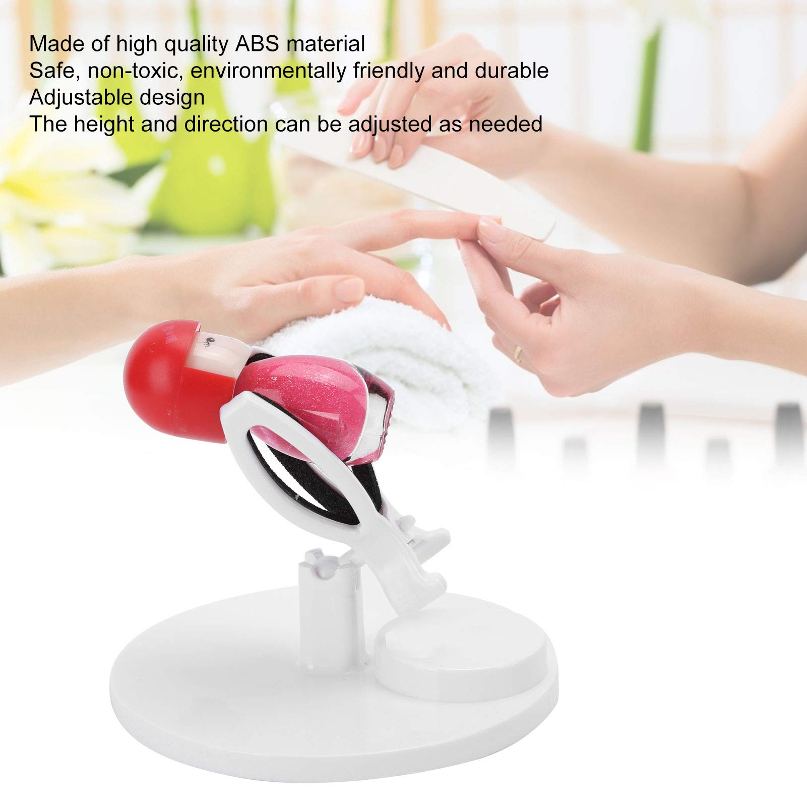 Durable Adjustable Nail Polish Bottle Holder - Nail Art Organizer for Salon & Home Use | Perfect for Nail Polish Storage & Manicure Station Organization