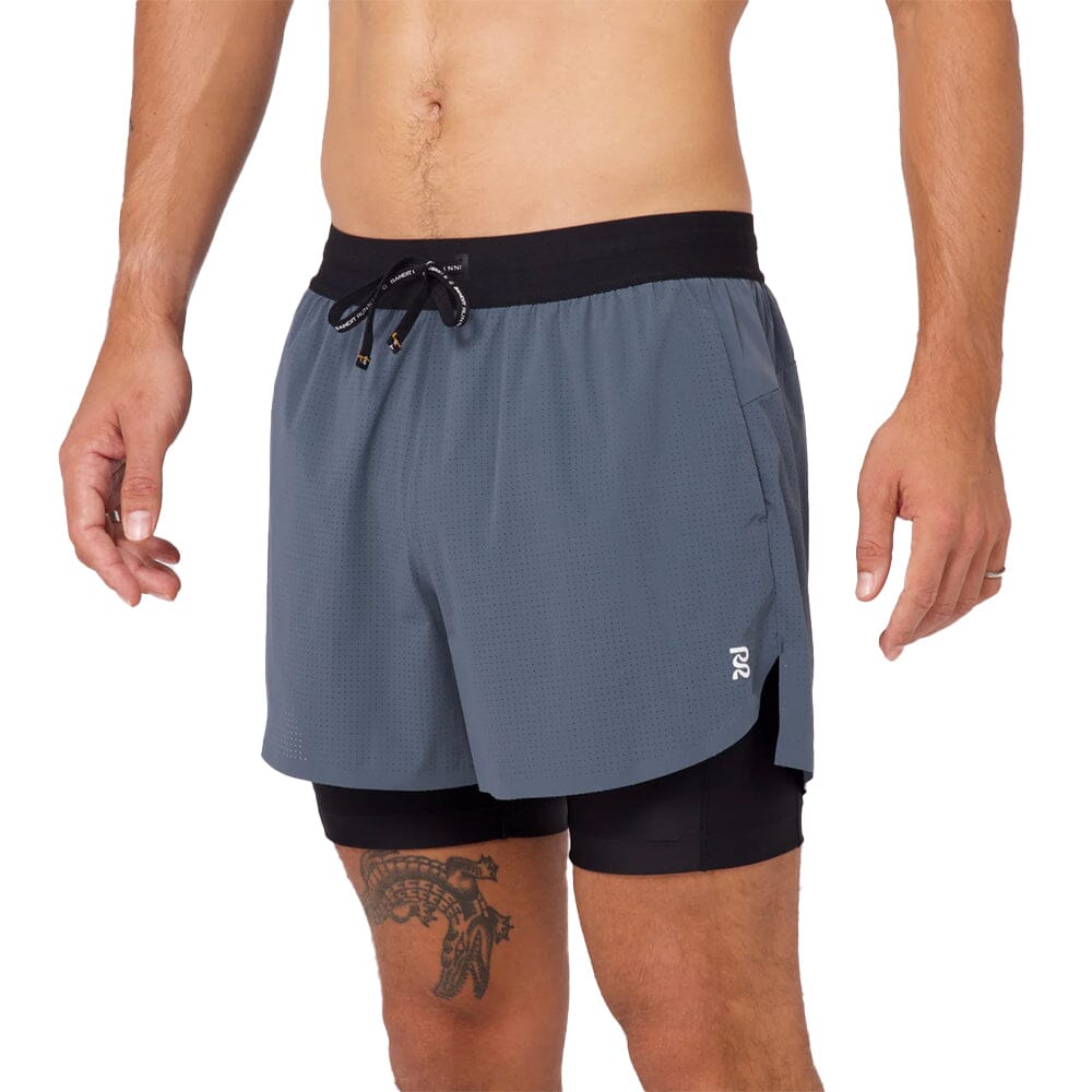 Bandit Running Men's Vento™ 4 2-in-1 Running Shorts - Lightweight Athletic Shorts with Built-in Liner for Training, Gym & Outdoor Workouts
