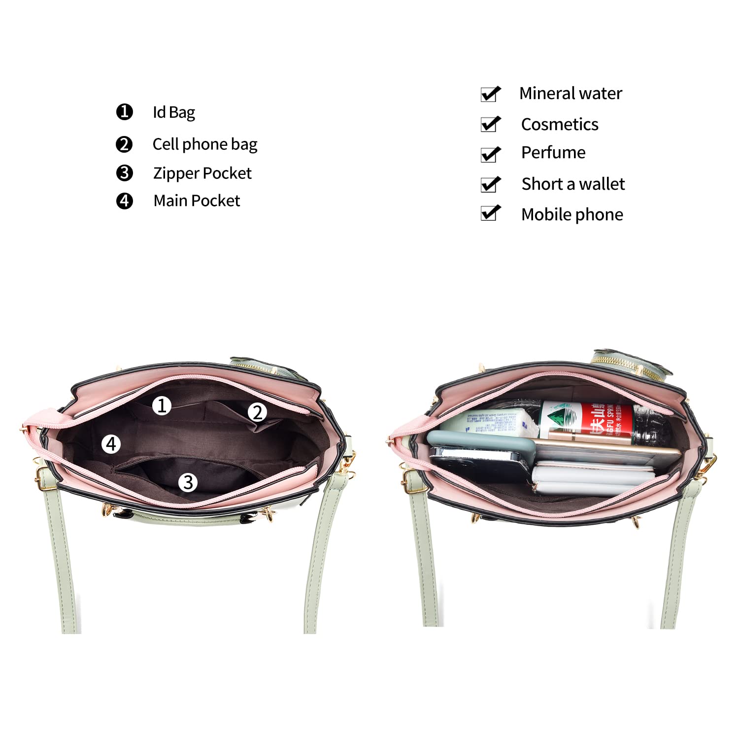 Stylish Xiaoyu Women's Crossbody Bags & Shoulder Purses - Fashionable Top Handle Satchels & Small Totes for Ladies - Perfect for Work, Travel, and Everyday Use