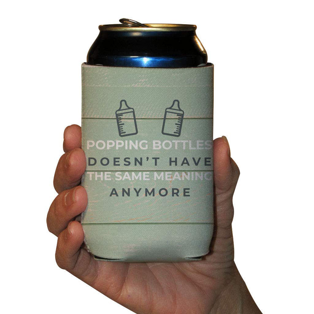 Personalized Baby Shower Can Cooler - Custom Mint Green Beverage Sleeve for Gender Reveal Parties & New Mom Gifts - Keeps Drinks Cold at Outdoor Celebrations