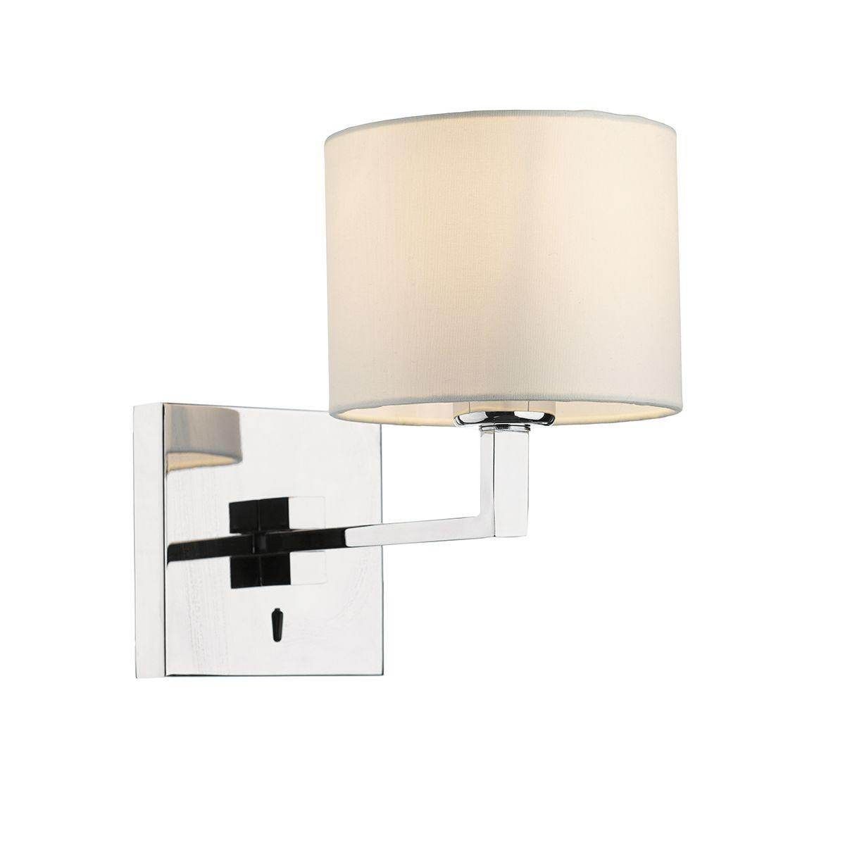 Anvil Wall Bracket - Fixed Arm Base Only in Polished Chrome Finish | Heavy-Duty Shelf Support for Garage, Workshop & Industrial Use