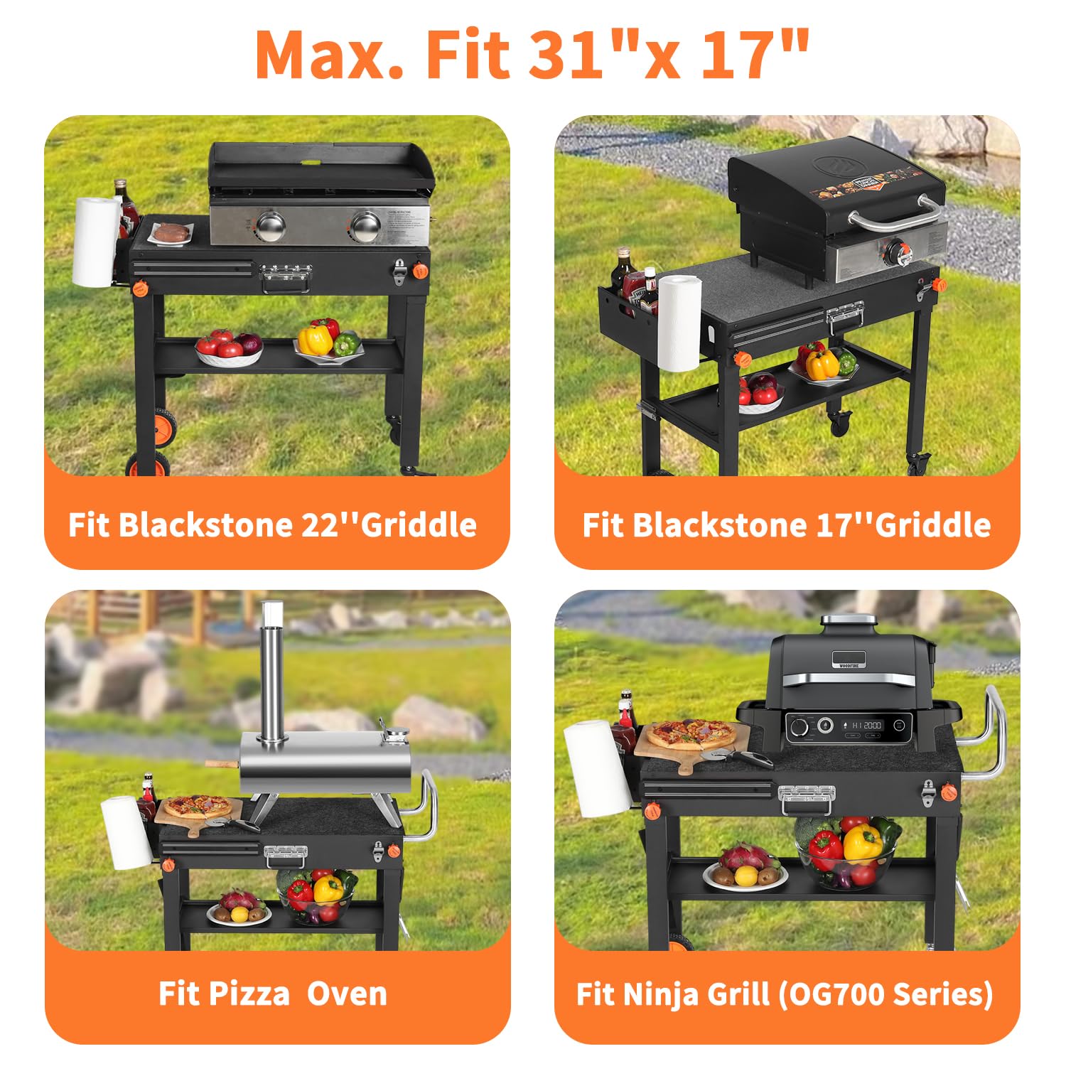 Portable Blackstone Griddle Stand - 17