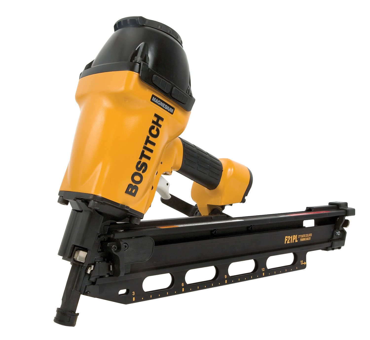 BOSTITCH F21PL Framing Nailer & BTFP3KIT Air Compressor Combo Kit - Professional Pneumatic Nail Gun Set for Wood Framing, Roofing, Deck Building and Construction Projects