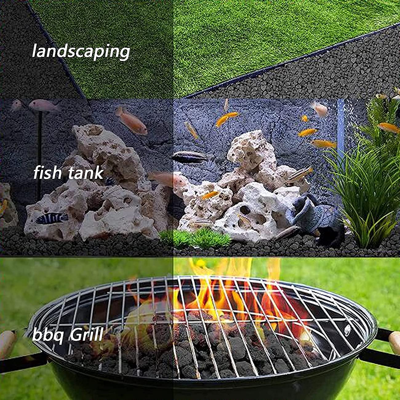 Premium Volcanic Rock Sauna Stones - Natural Landscaping Rocks for Fire Bowls, Fireplaces, Indoor/Outdoor Use - Perfect for Sauna Stoves, Backyard Fire Pits & Zen Garden Decor