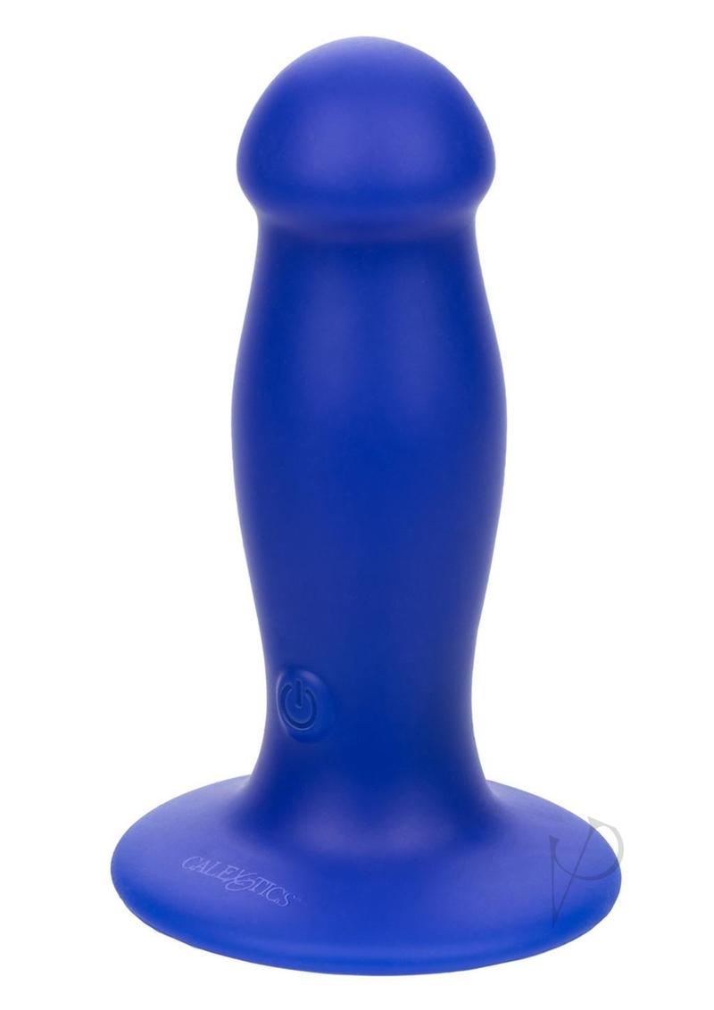 Admiral Liquid Silicone Rechargeable Anal Probe - Waterproof & Body-Safe - Perfect for Couples Play & Solo Exploration (Blue)