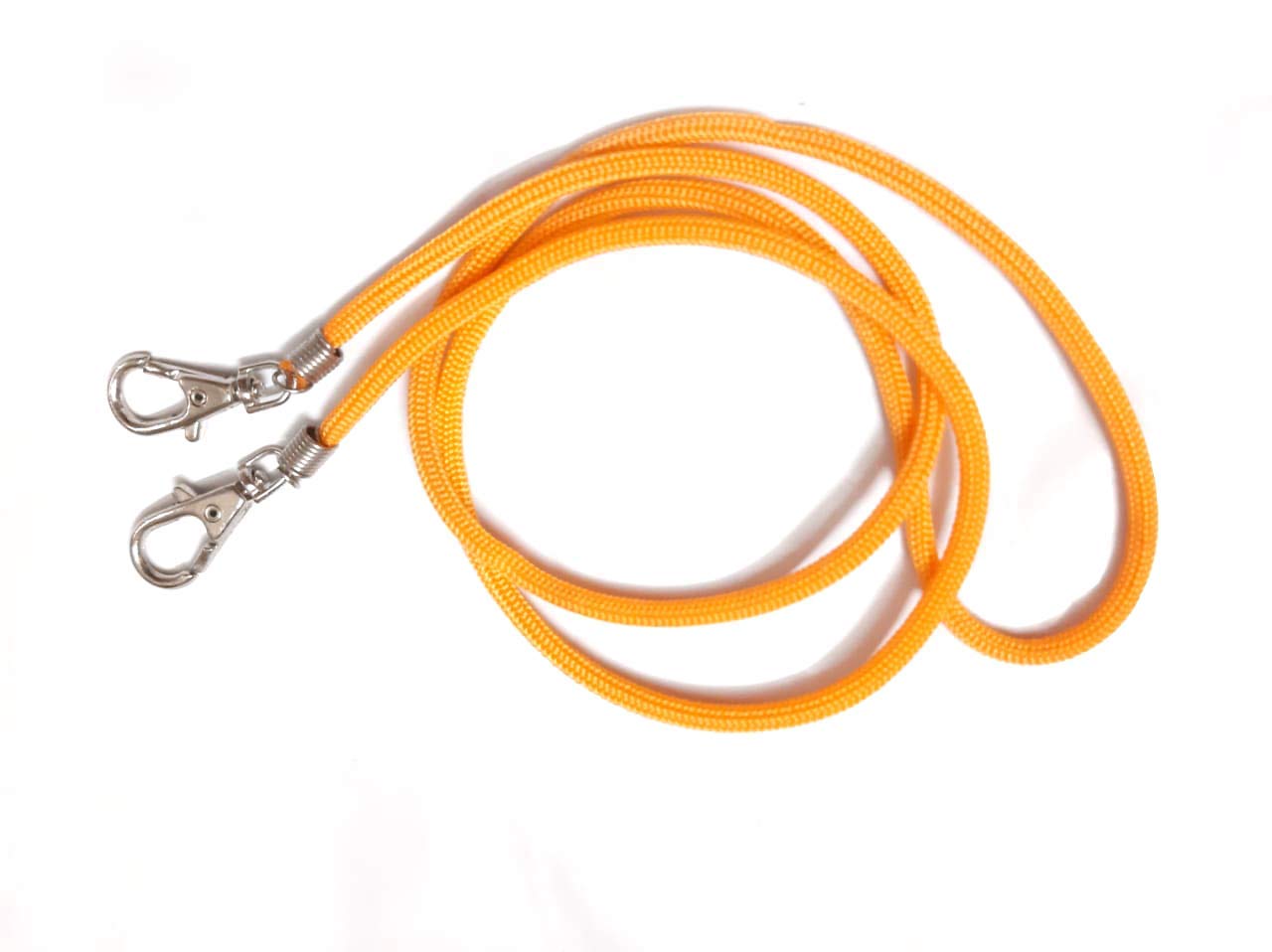 Orange Mask Holder Necklace - Adjustable Mask Lanyard Strap with Cookie Charm, Reusable Face Mask Saver Cord (1 Pack) - Perfect for Travel, Shopping & Daily Use