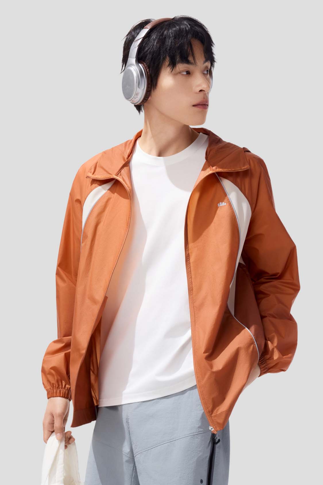 Defend Men's Lightweight Water Repellent Sun Jacket UPF50+ WR938 - Breathable UV Protection Windbreaker for Hiking, Fishing & Outdoor Activities
