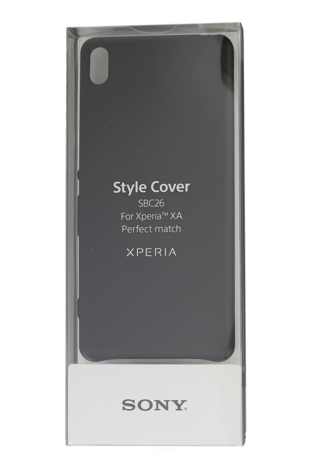 Sony Xperia XA Smart Style Cover Case - Graphite Black | Slim Protective Phone Cover for Xperia XA | Perfect for Work, Travel & Everyday Use