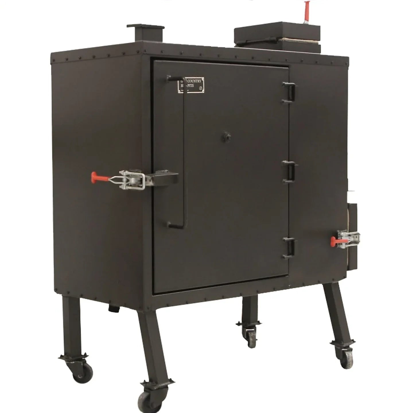 Old Country BBQ Pits Gravity Fed Smoker - Heavy Duty Offset Charcoal Grill for Outdoor Cooking, Backyard BBQ, Camping & Tailgating | Durable Steel Construction, Large Cooking Space, Perfect for Smoking Meats & Grilling