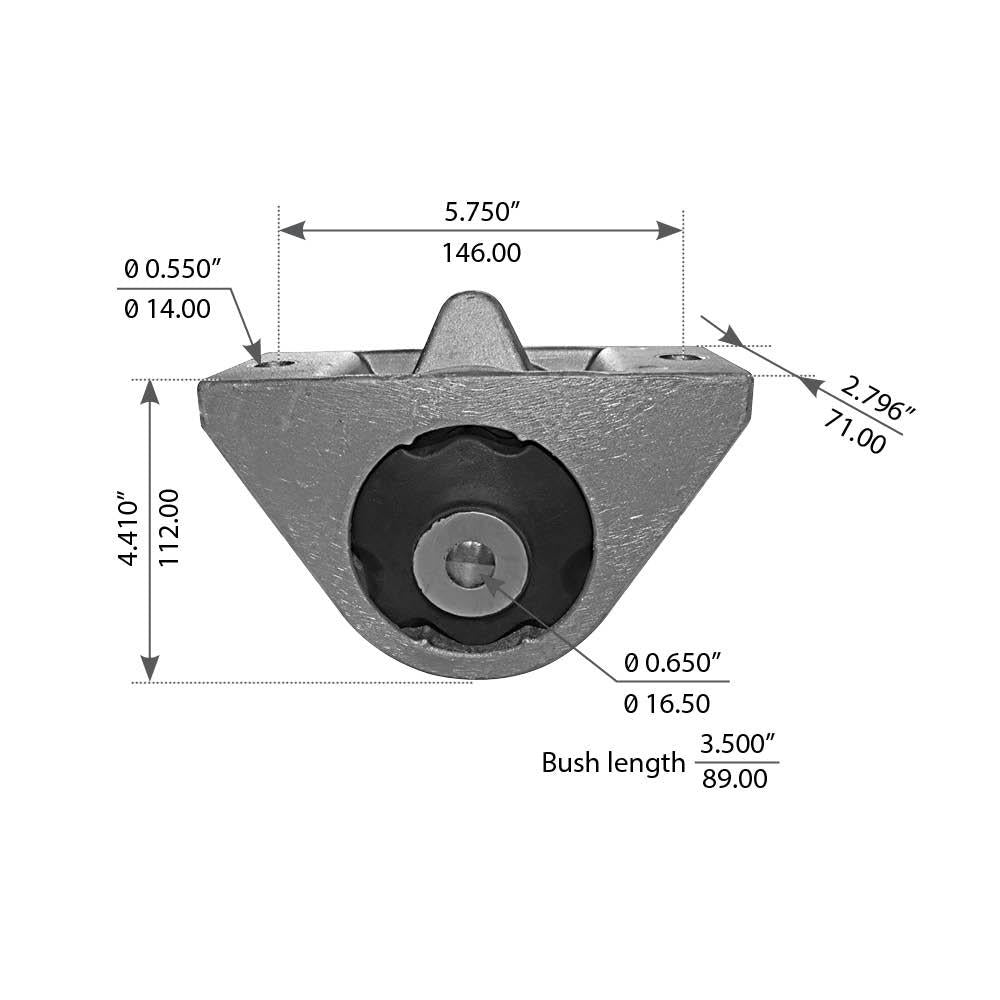 Freightliner Century & Columbia Truck Cabin Mount Replacement - Fits 18 41005 000 | Heavy Duty Suspension Part for Smooth Rides & Enhanced Driver Comfort | Ideal for Long-Haul Trucking & Fleet Maintenance