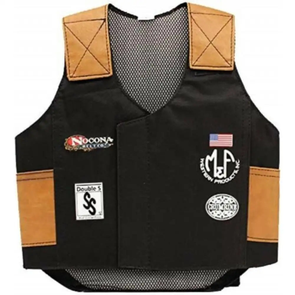 Bigtime Rodeo Bull Rider Kids Vest - Western Cowboy Costume for Boys & Girls - Perfect for Rodeo Parties, Halloween & Dress-Up Play