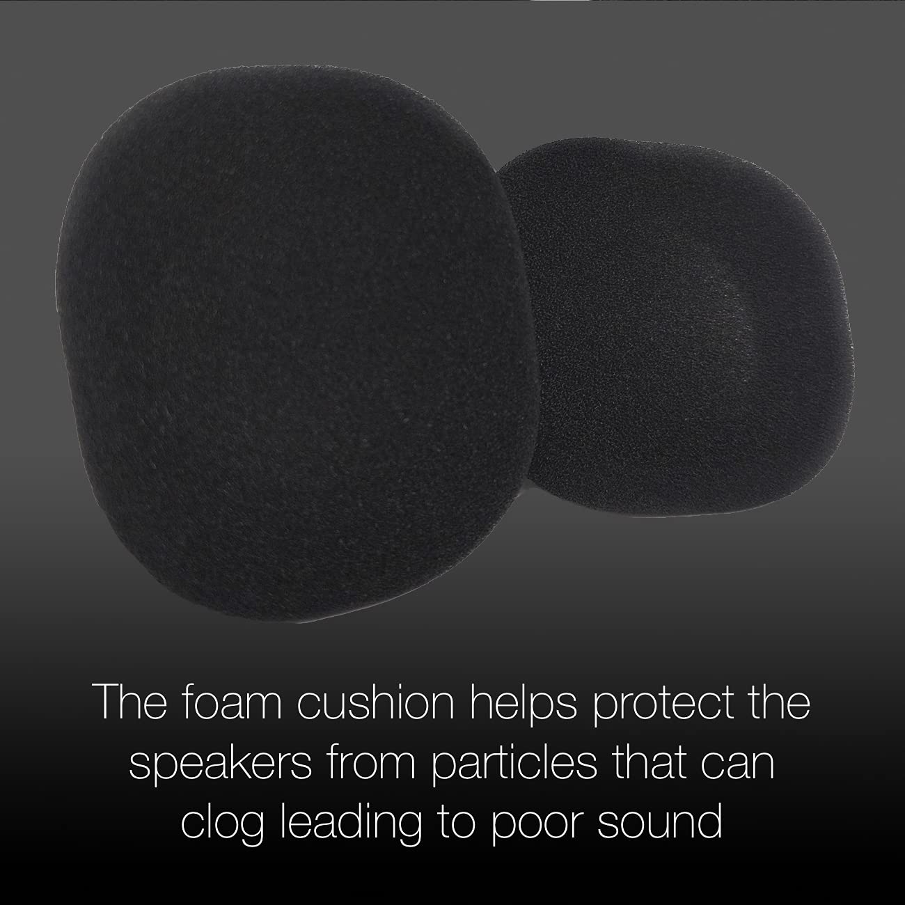 Blue Parrott B350-XT Bluetooth Headset Replacement Foam Earpad Cushions (1st Gen B350-XT #203475) - 10pc Comfort Kit by Global Teck - Perfect for Long Calls, Trucking & Office Use
