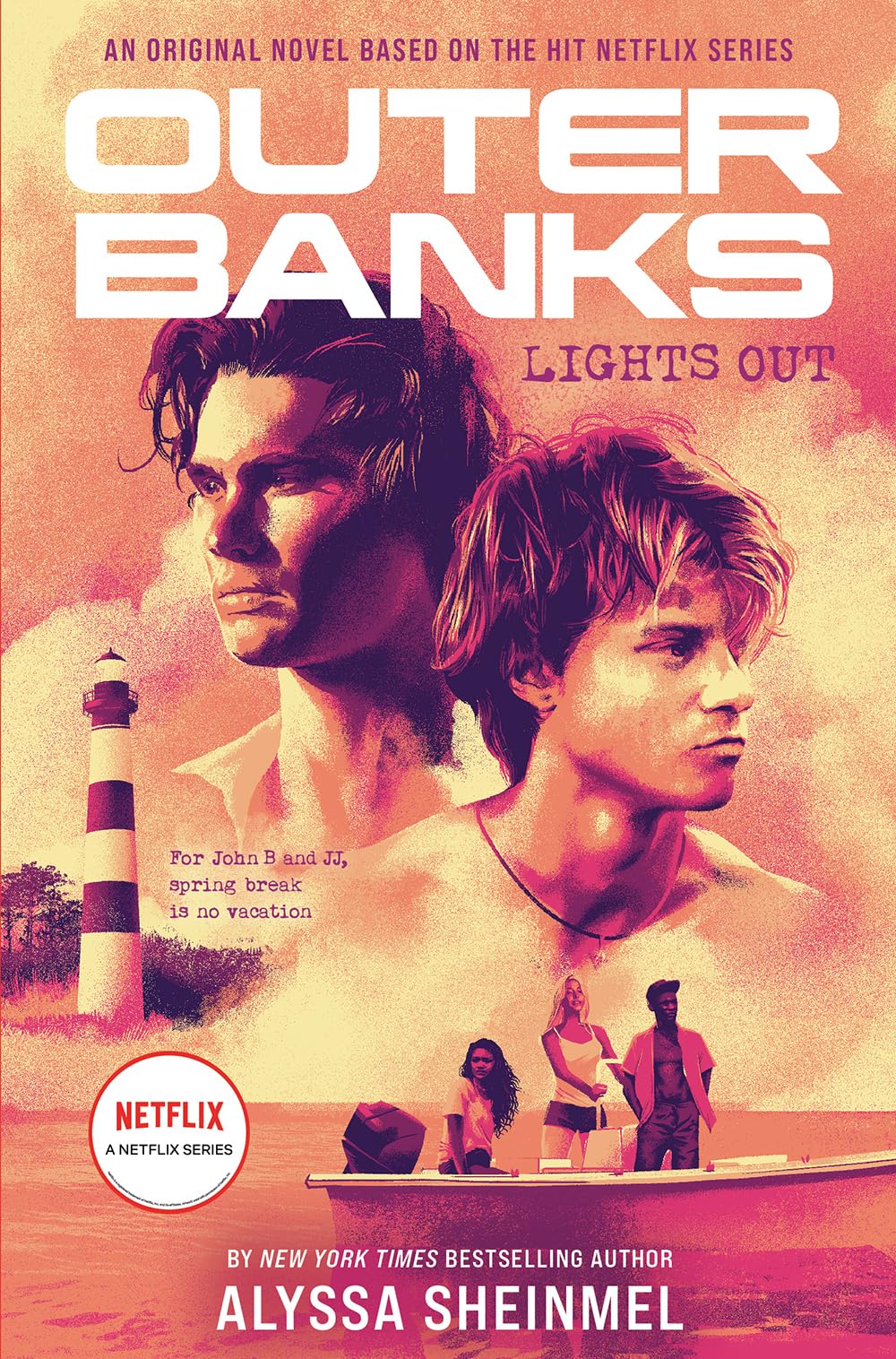 Outer Banks: Lights Out Novel - Adventure Mystery Book for Teens & Adults - Perfect for Beach Reading & Book Clubs