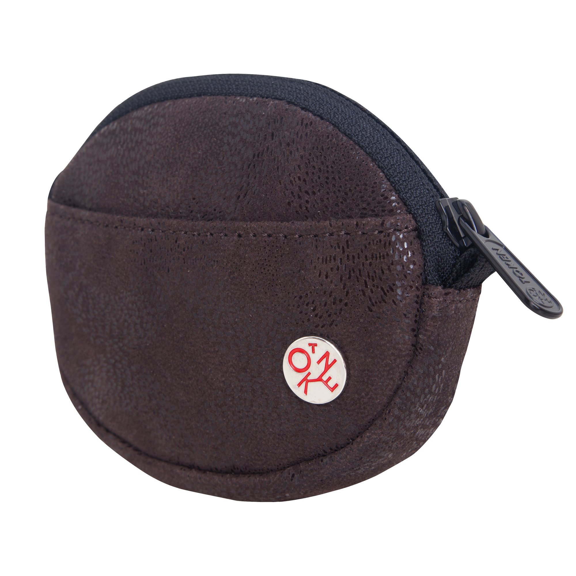Genuine Leather Coin Purse for Women & Men - Dark Brown Small Wallet - Compact RFID Blocking Travel Money Organizer - Perfect for Shopping, Travel & Everyday Use
