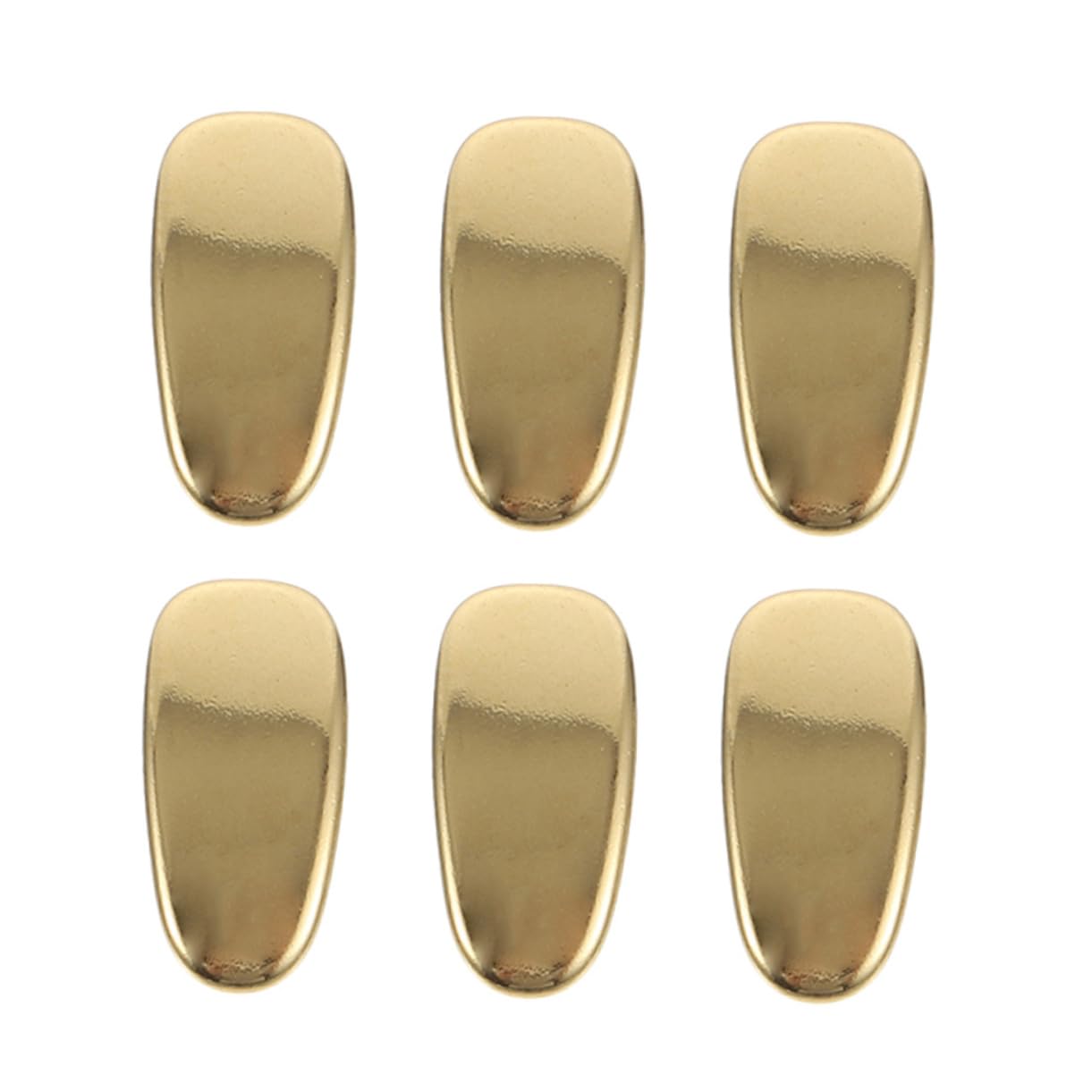 Lurrose 6-Pack Metal Nose Pads for Glasses - Comfortable Nose Supports & Seal Accessories - Perfect for Reading, Driving, and Daily Wear