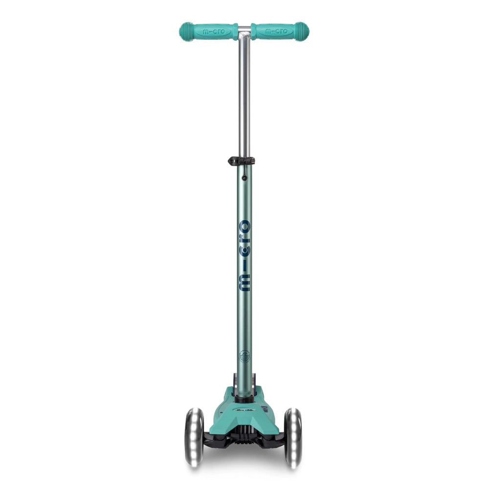 Micro Maxi Deluxe Eco LED Scooter - Electric Scooter for Adults & Teens - Lightweight Foldable Commuter Scooter with LED Lights - Perfect for Urban Commuting & Campus Travel