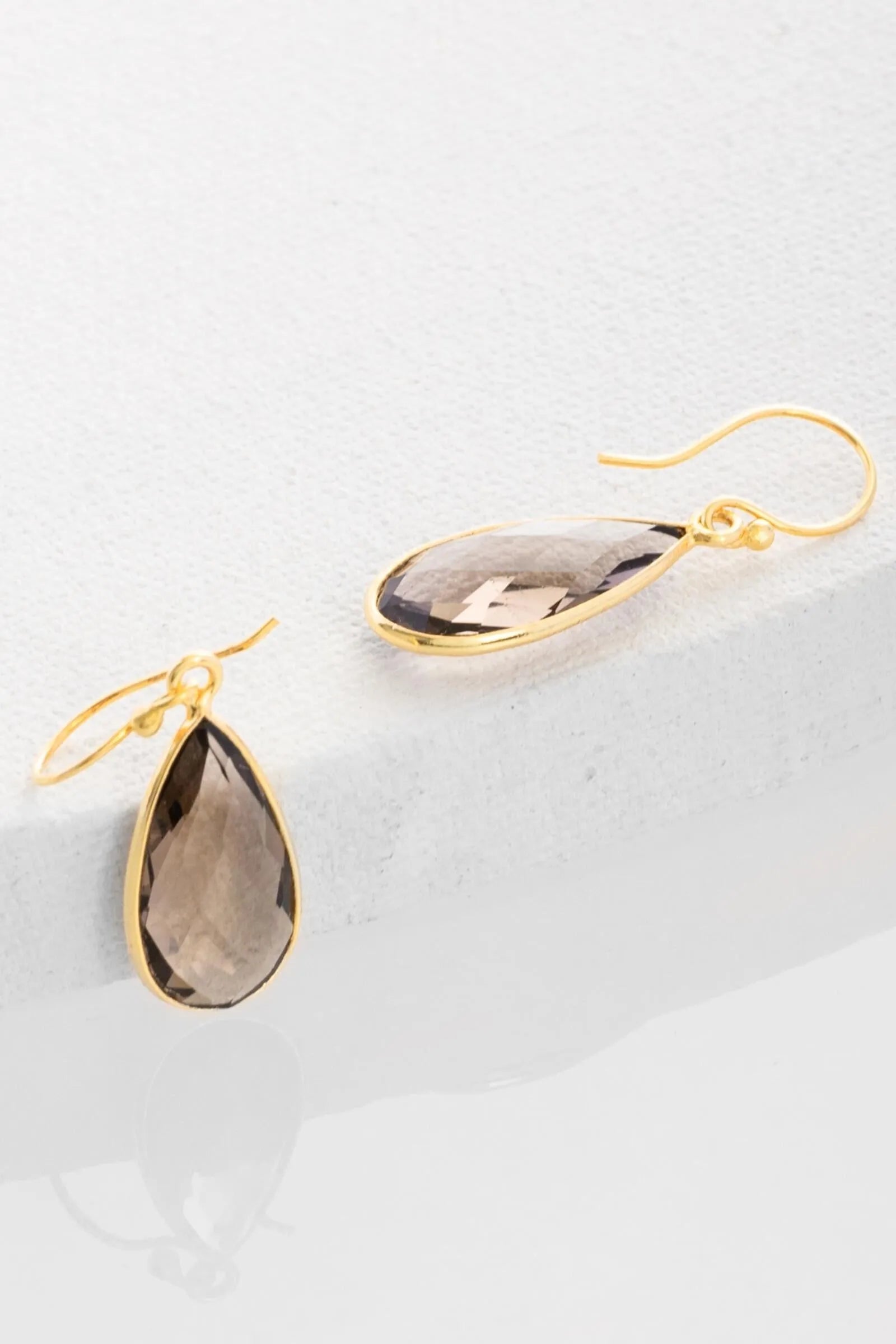 Elegant Single Gemstone Drop Earrings for Women - Dainty & Minimalist Jewelry for Parties, Weddings & Everyday Wear