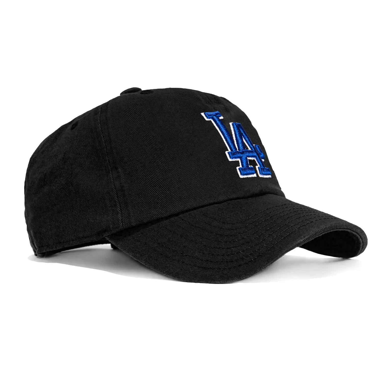 47 Brand Cleanup Los Angeles Dodgers Adjustable Baseball Cap - Black, Royal, White - Perfect for Game Day, Casual Wear & Sports Fans