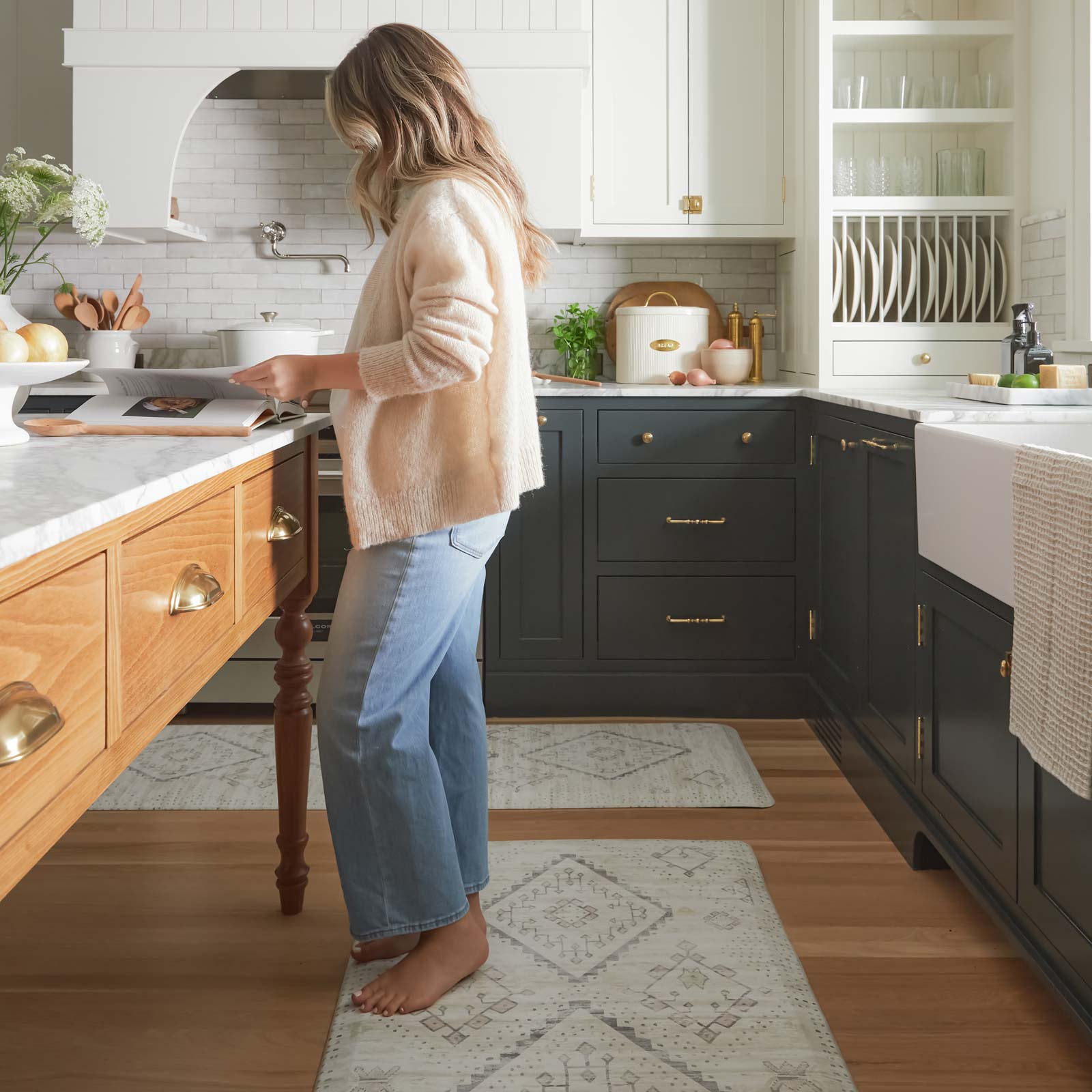 Nama Standing Mat | Anti-Fatigue Comfort Mat for Long Hours Standing | Ergonomic Support for Work, Kitchen, Salon & Office Use