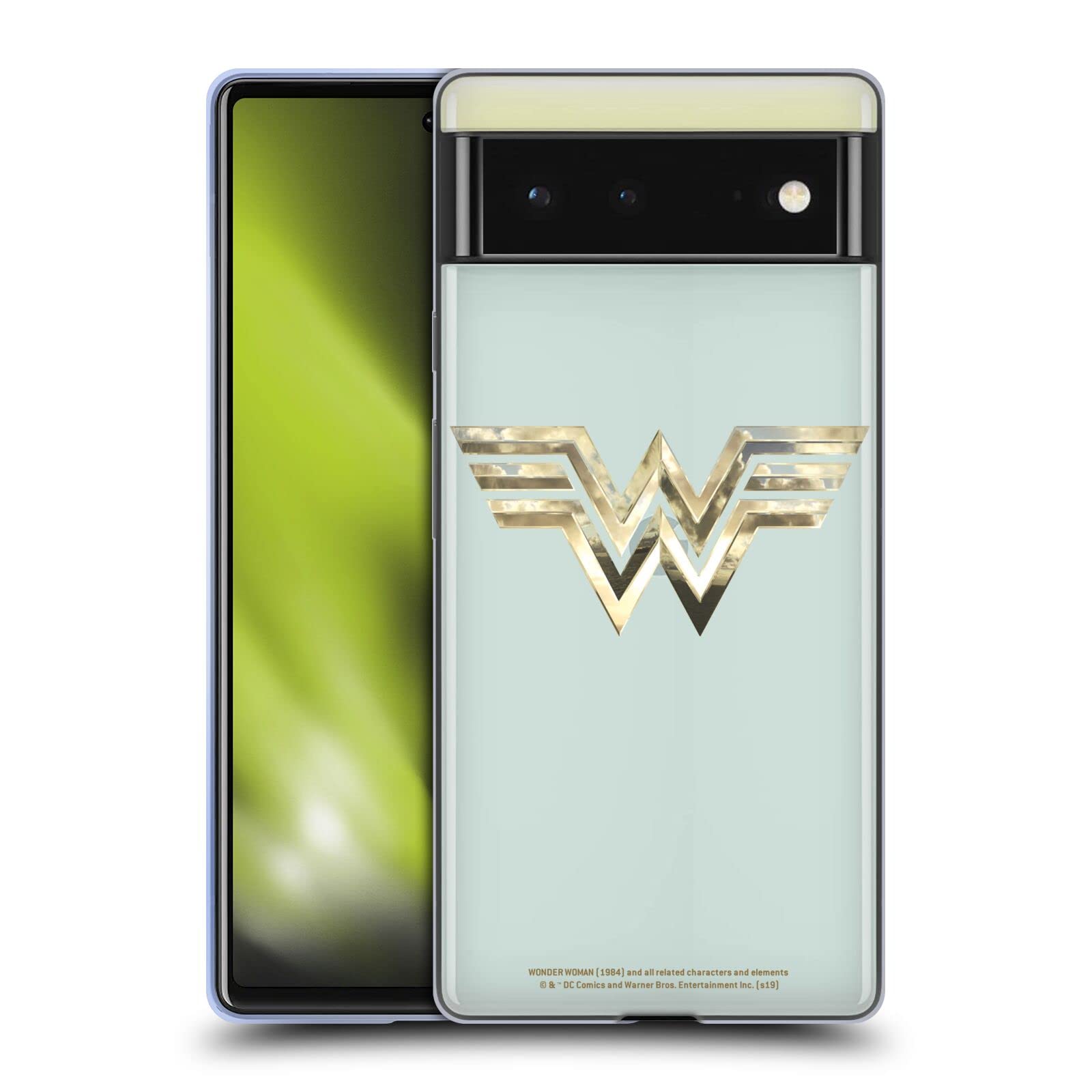 Wonder Woman 1984 Gold Case for Google Pixel 6 - Soft Gel Phone Cover for Fans