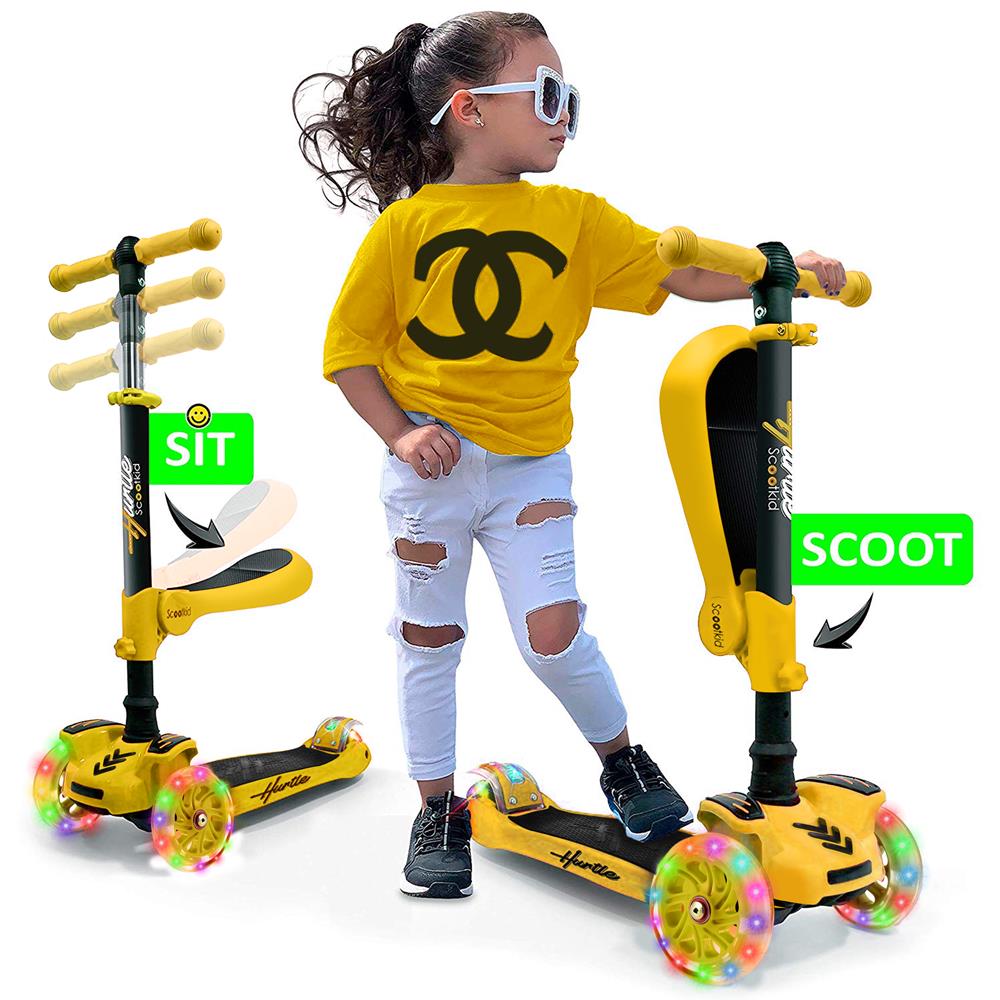 Best Mini Kids Toy Scooter for Boys & Girls - Lightweight & Foldable Kick Scooter for Ages 3-8 - Perfect for Outdoor Play, Park Rides & Neighborhood Fun