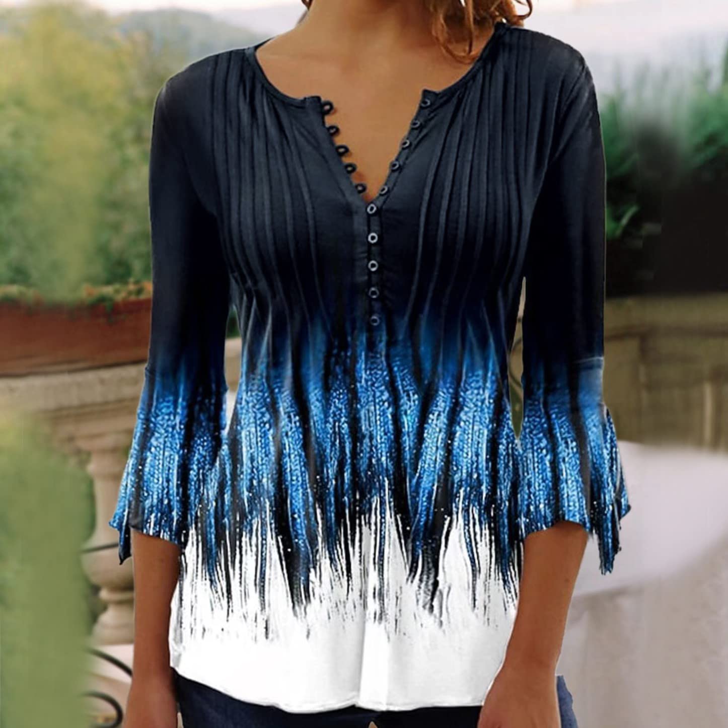 Women's T-Shirts & T-Shirt Bras - Pack of Comfortable V-Neck Tops & Blouses for UK Women | Plus Size & Blue Options | Perfect for Casual Wear, Layering & Everyday Outfits