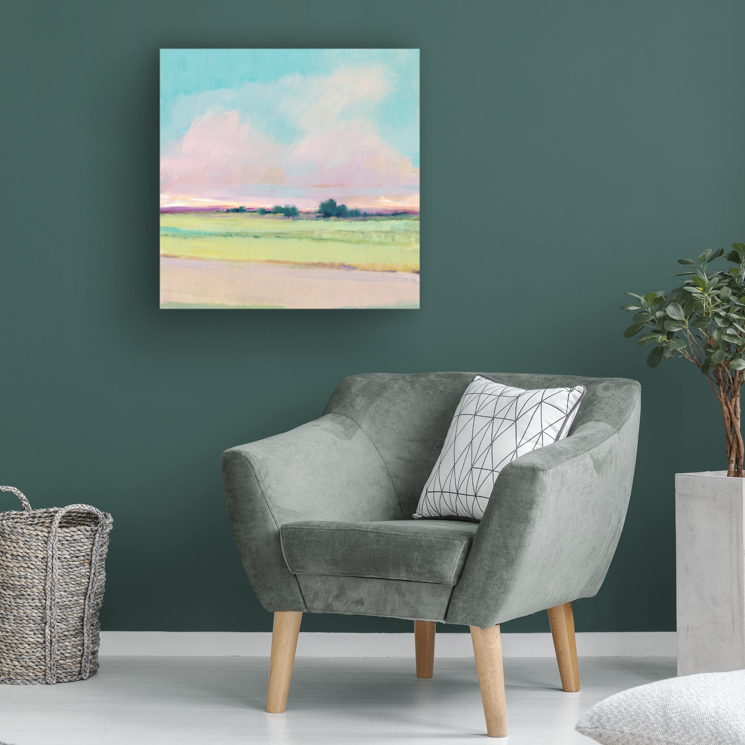 Vivid Landscape I Canvas Art Print by Tim O'Toole - Stunning Nature Wall Decor for Living Room, Bedroom & Office - Handmade Trademark Fine Art Painting