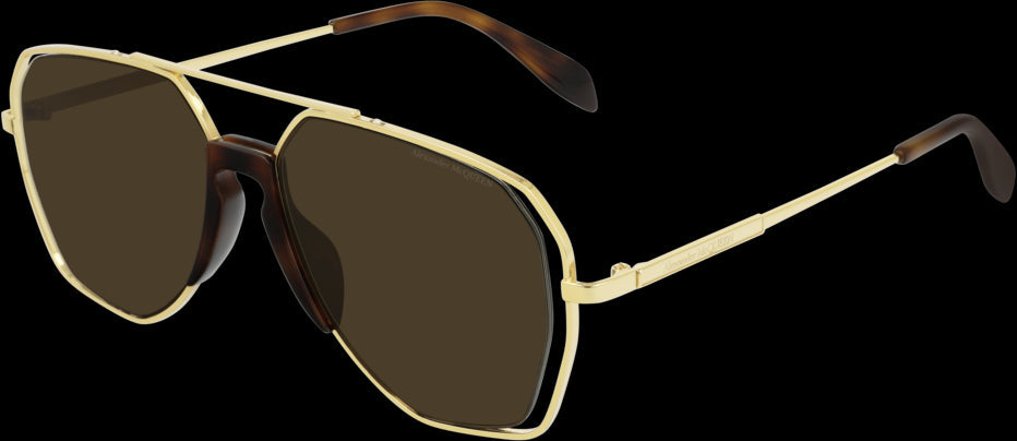 Alexander McQueen AM0197S Sunglasses - Luxury Designer Shades for Women & Men | UV Protection, Stylish & Comfortable | Perfect for Outdoor Activities, Travel & Fashion Statements
