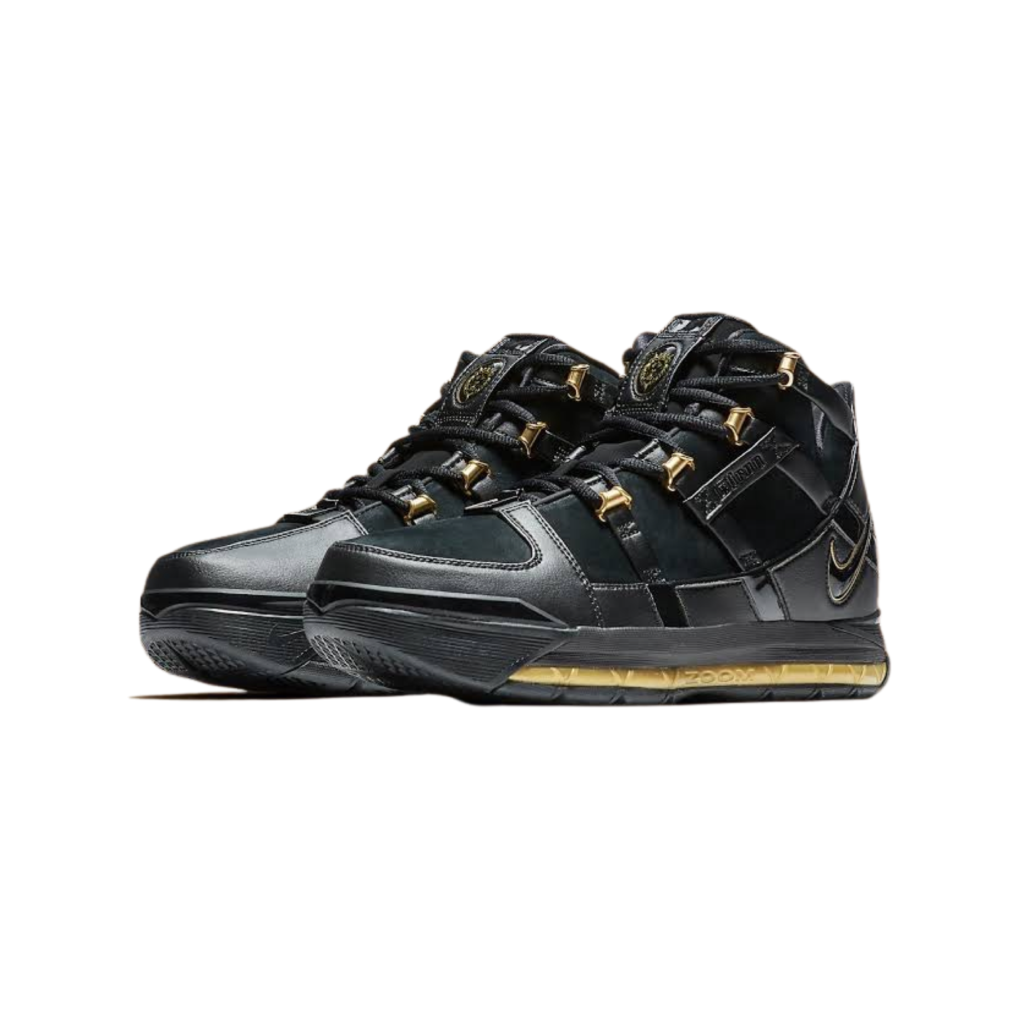 Nike LeBron Zoom 3 Basketball Shoes - Black Metallic Gold (2018 Edition) | High-Performance Court Sneakers for Men | Perfect for NBA Games, Training & Streetwear Fashion
