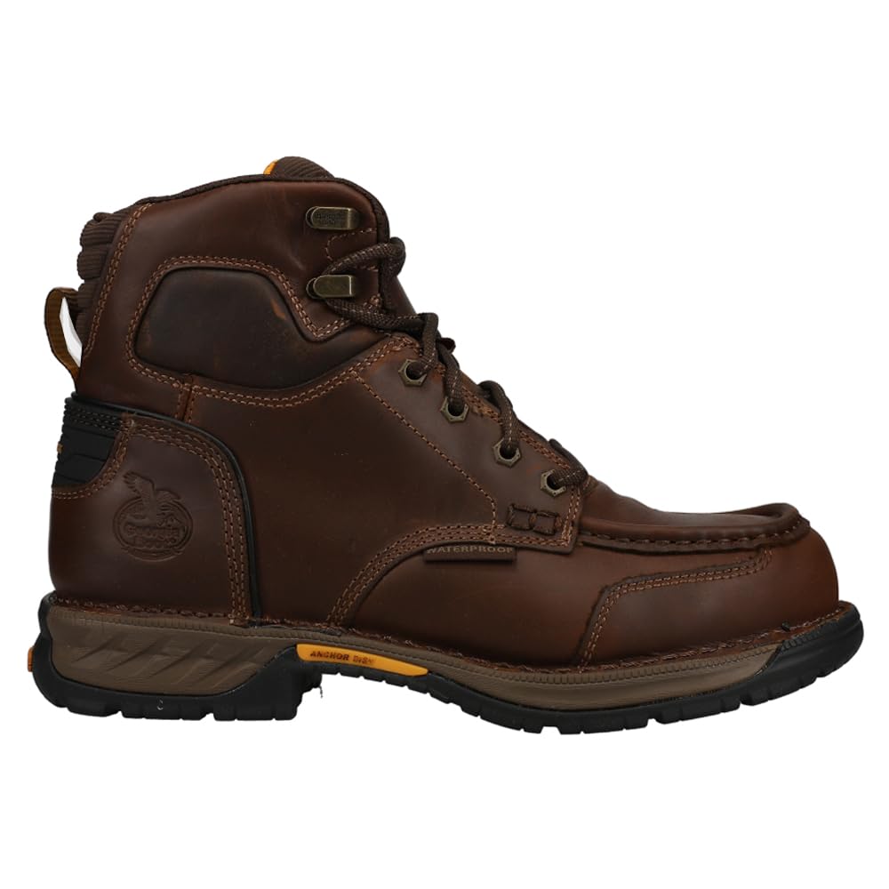 Georgia Boot Men's Athens 360 Waterproof Industrial Work Boots - Steel Toe, Slip Resistant, Electrical Hazard Protection - Ideal for Construction, Warehouse & Outdoor Work