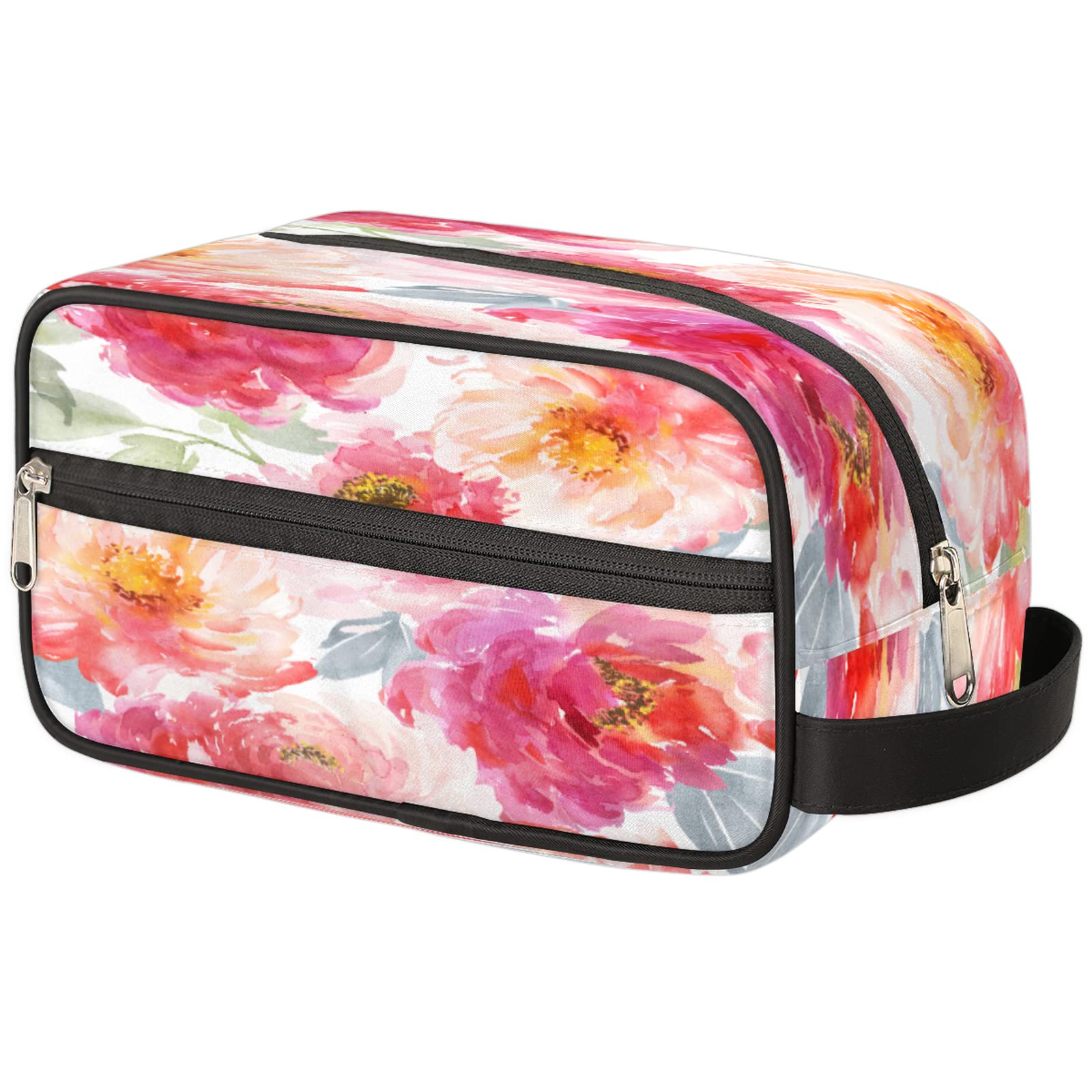 Waterproof Travel Toiletry Bag for Women & Men - Large Capacity Cosmetic Organizer for Makeup & Shaving Essentials