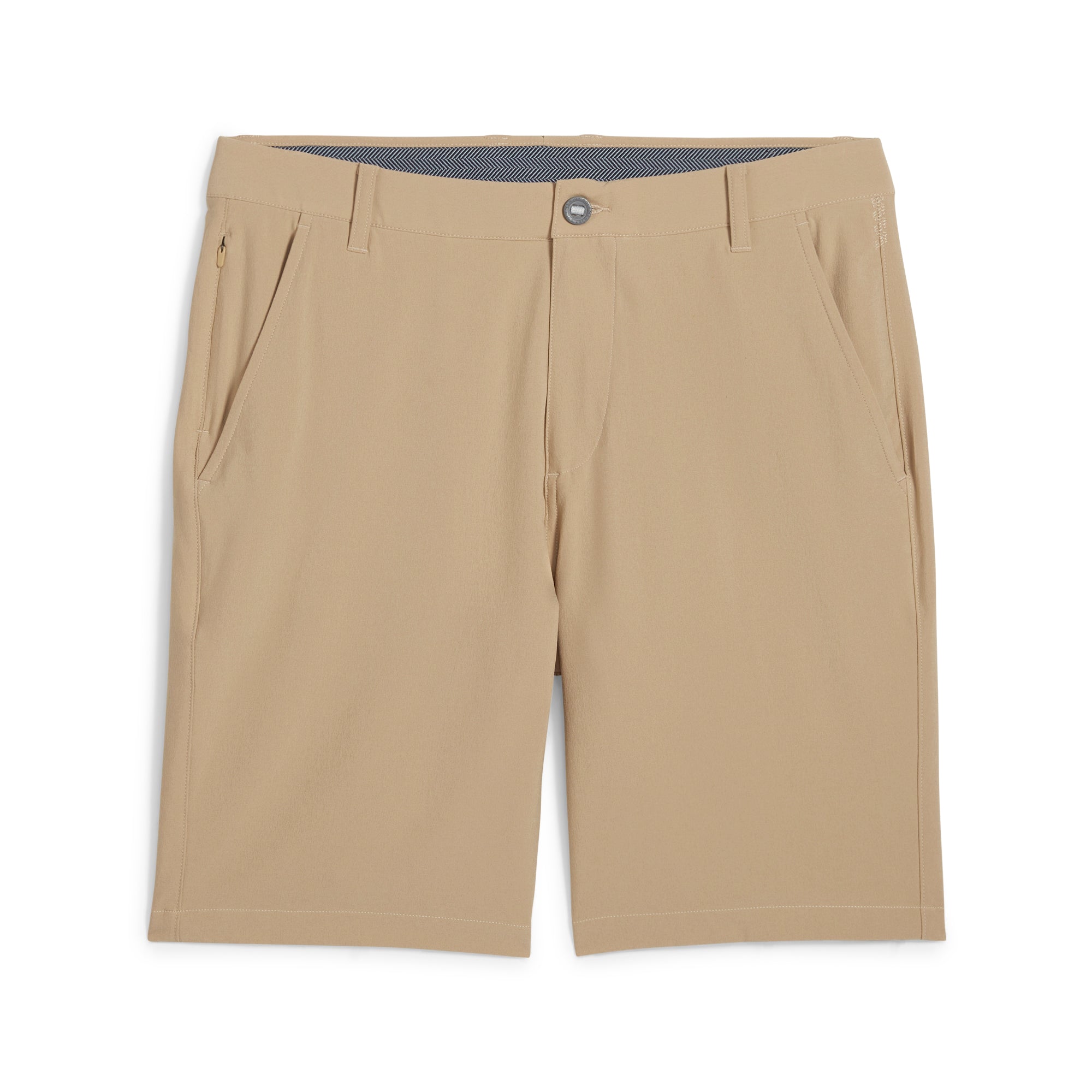 101 Solid 9 Golf Shorts for Men - Comfortable & Breathable Prairie Tan Performance Shorts - Perfect for Golfing, Casual Wear & Outdoor Activities
