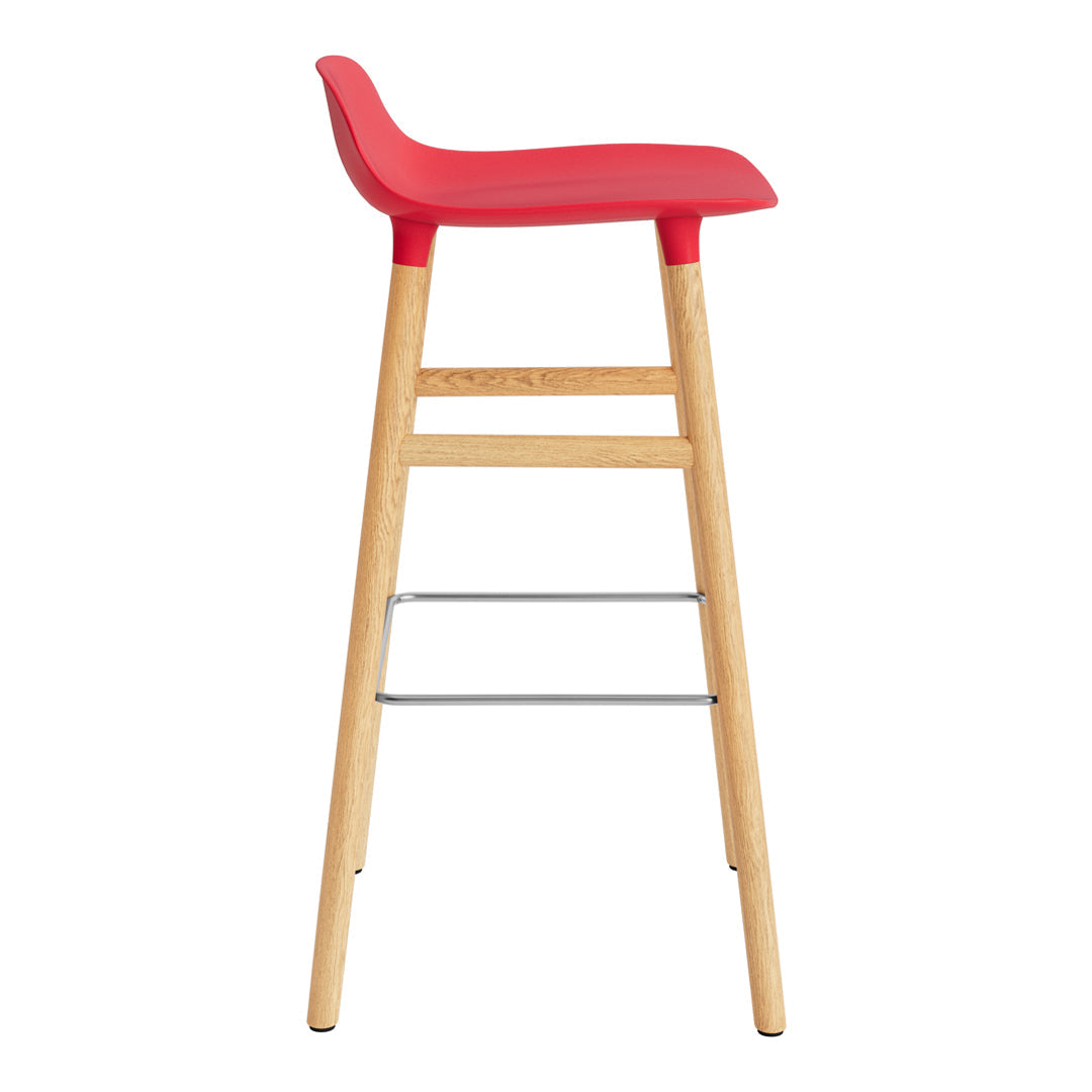 Modern Wooden Bar Stools with Sturdy Wood Legs - Perfect for Kitchen Islands, Home Bars & Dining Counter Seating