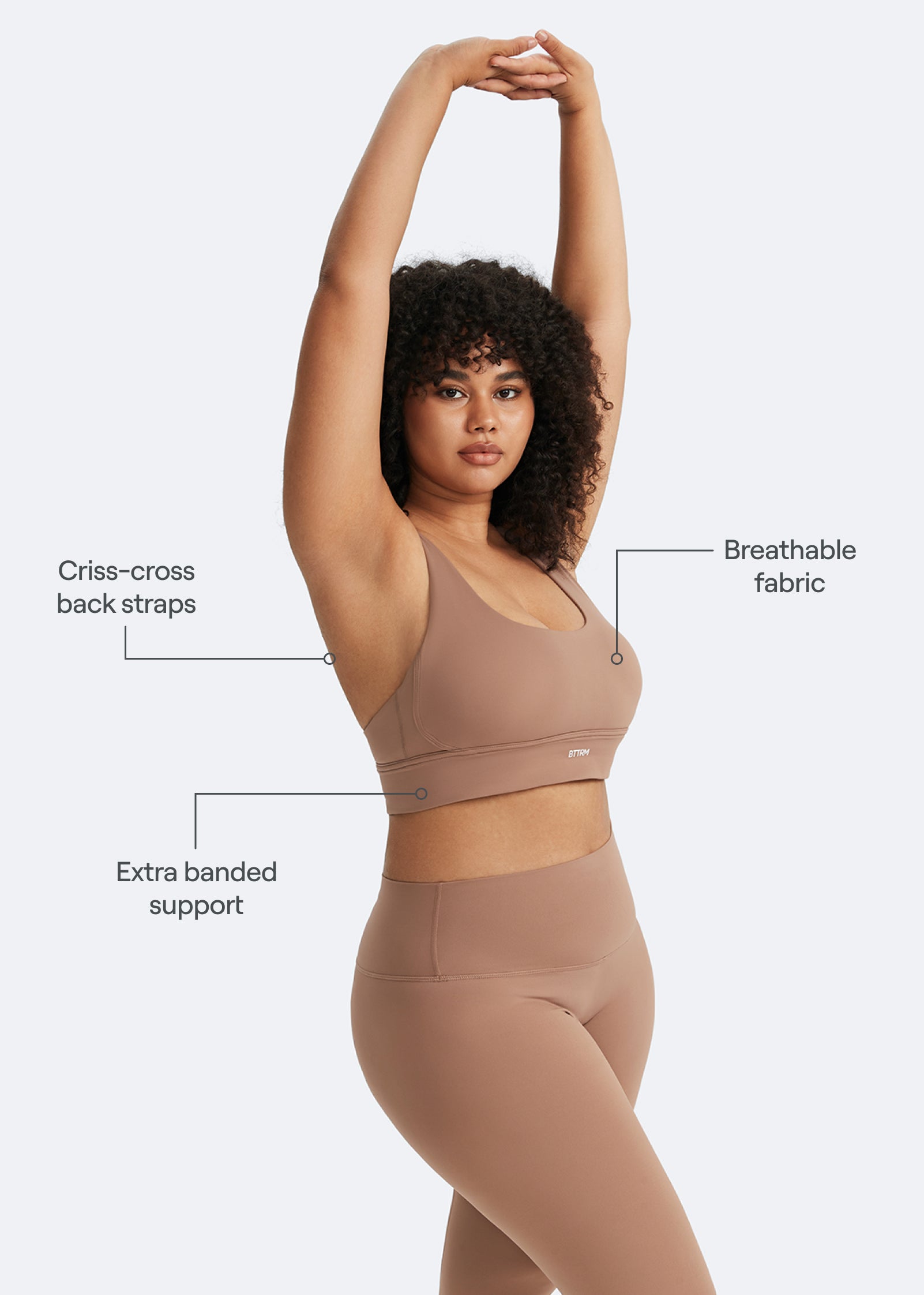 Strappy Sports Bra for Women - High Support Workout Top for Running, Yoga & Gym - Breathable & Comfortable Activewear