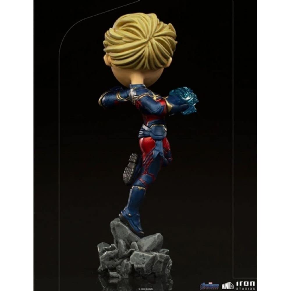Iron Studios & MiniCo MARCAS32120 Marvel Avengers Captain America Endgame Action Figure – Collectible Miniature for Display, Gifts & Marvel Fan Collections