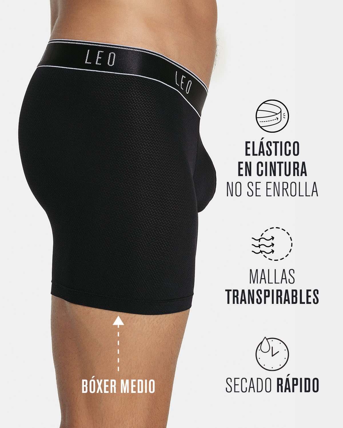 3 Pack Ultra Light Boxer Briefs for Men with Ergonomic Pouch - Breathable Comfort Underwear for Gym, Travel & Everyday Wear