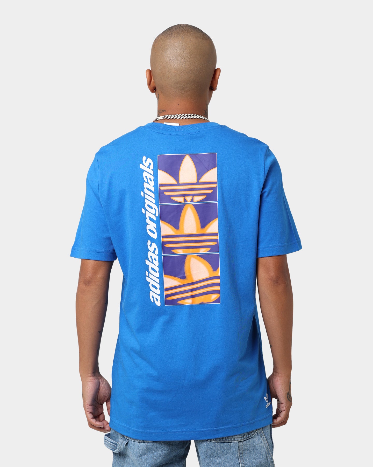 Adidas Yung Z T-Shirt for Men - Core Bluebird Casual Tee - Perfect for Gym, Workout & Streetwear Fashion