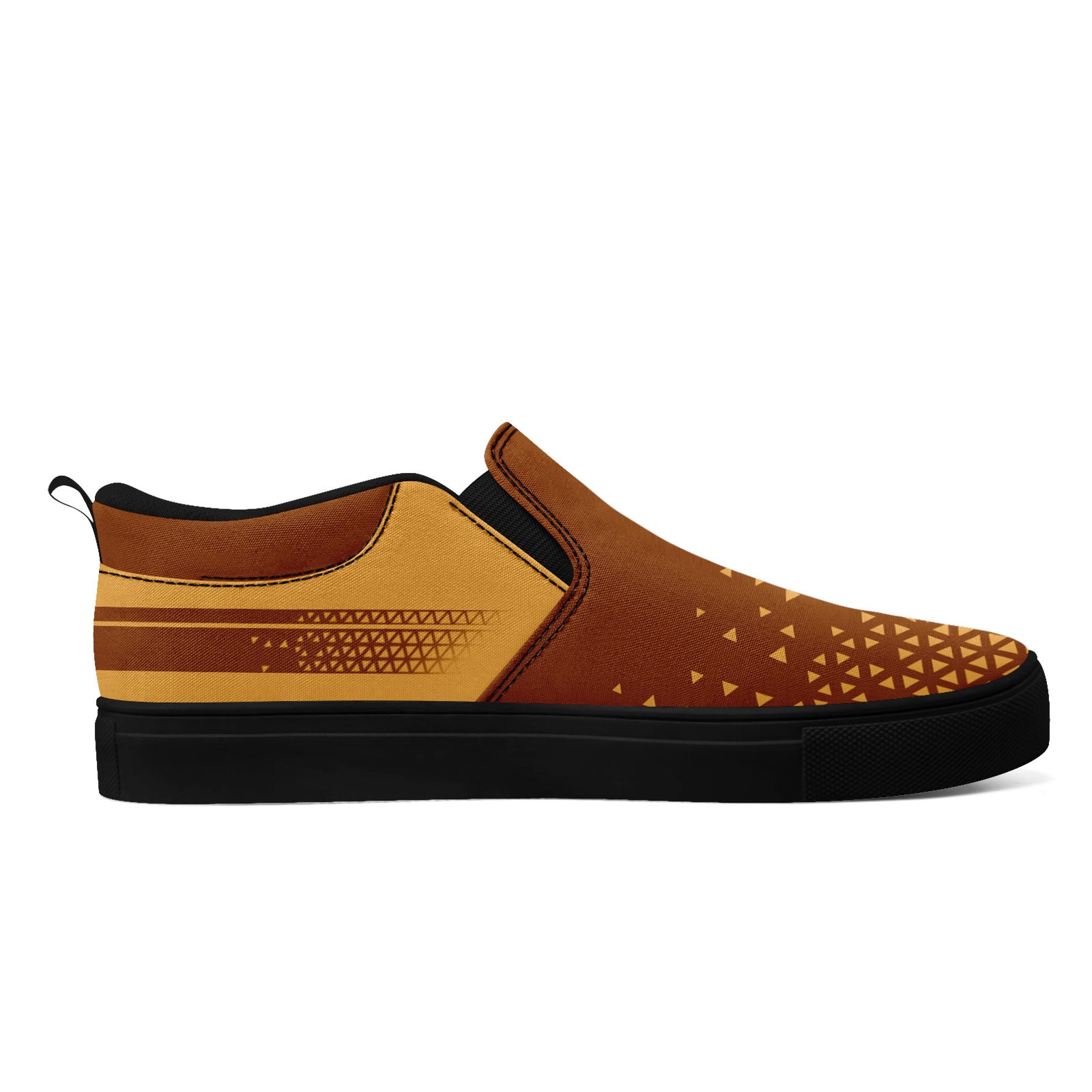 Custom Personalized Slip-On Canvas Sneakers for Women & Men - Handmade FN071 E023042 - Perfect for Casual Wear, Street Fashion & Gift Giving