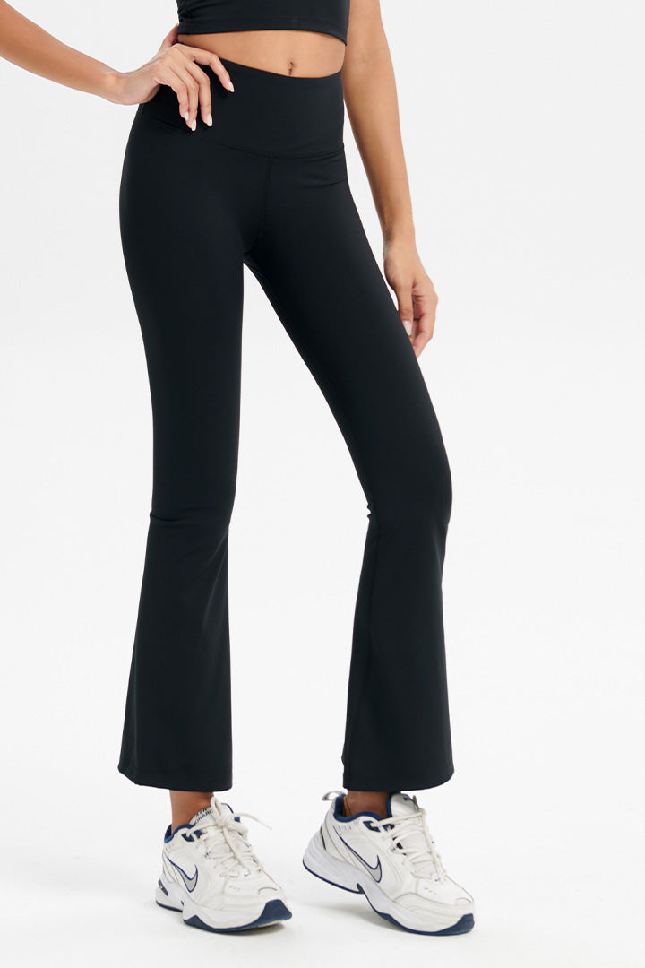 FlexEase™ High Waist Flare Leggings for Women - Stretchy Yoga Pants with Tummy Control - Perfect for Yoga, Workouts & Everyday Comfort