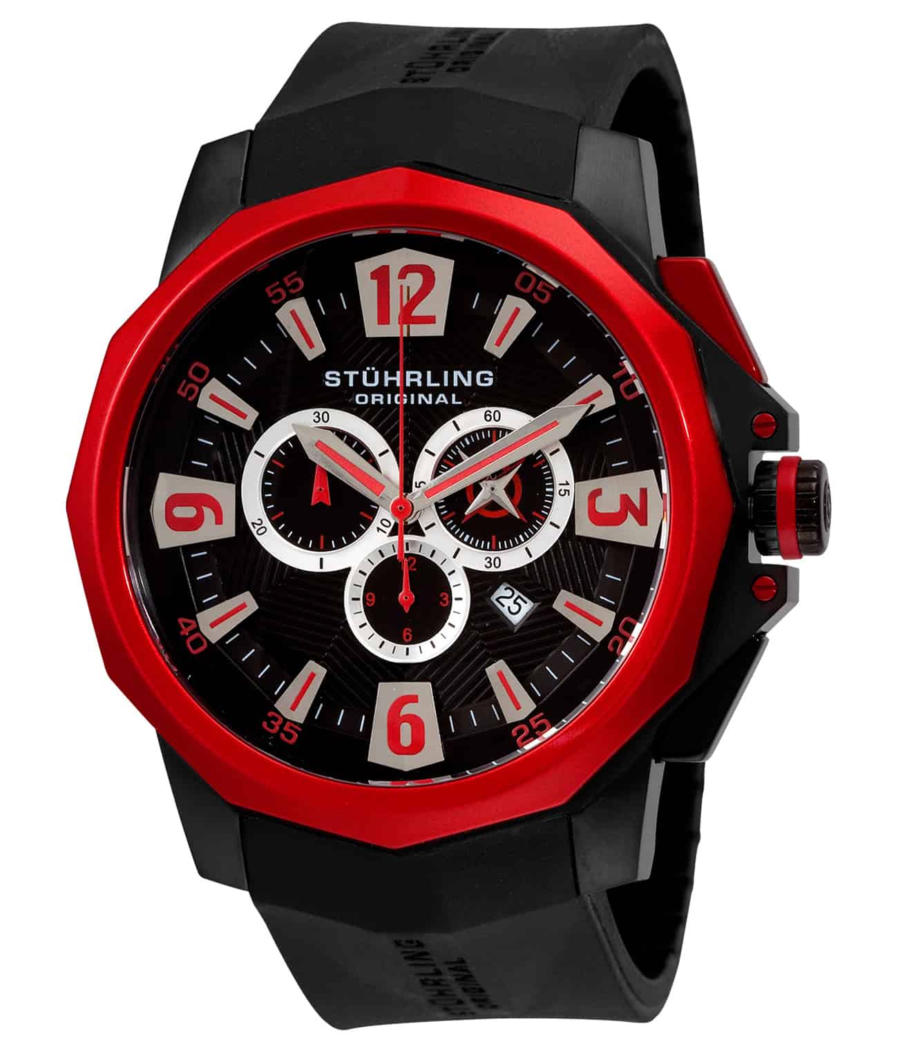 Black Dial / Black PVD Case / Black Silicone Strap Black PVD Deployant Buckle 3