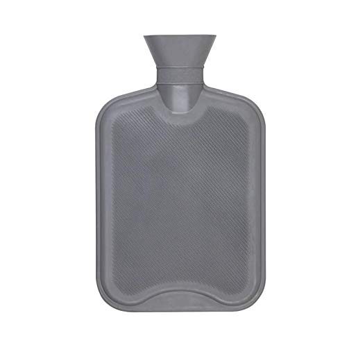 Premium Hot Water Bottle for Pain Relief & Warmth - Soft & Durable Rubber - Perfect for Cramps, Back Pain & Cold Nights - Home, Office & Travel Use