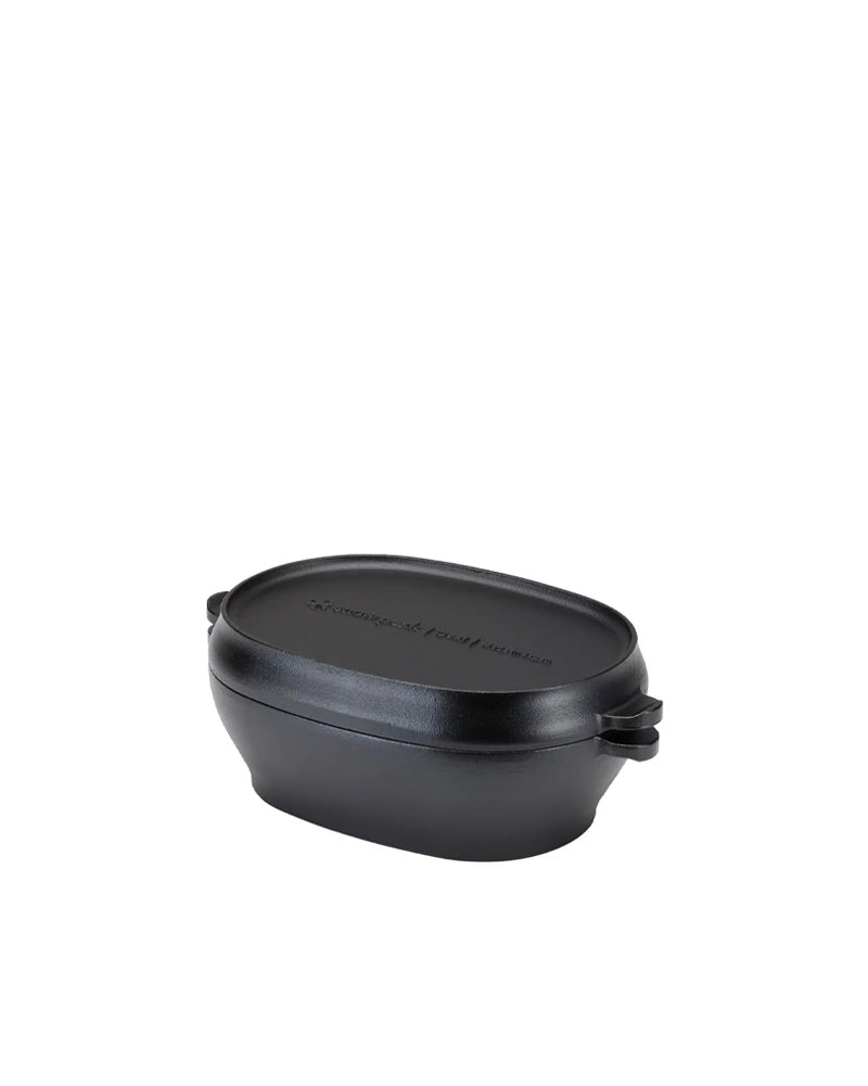 Micro Sand Dutch Oven CS 303 - Premium Cast Iron Cookware for Baking, Roasting & Braising - Perfect for Camping, Outdoor Cooking & Home Kitchen Use