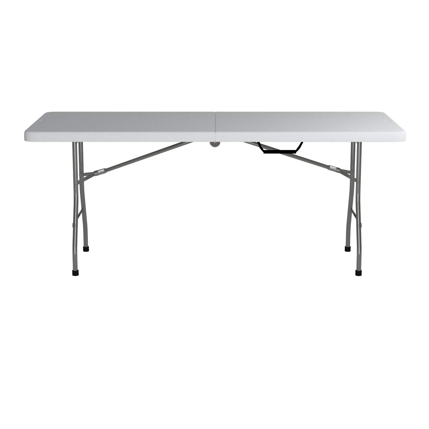 Office Star 6-Foot Resin Rectangle Folding Table - Portable & Lightweight for Picnics, Camping, Tailgating, Outdoor Events, and Home Office Use