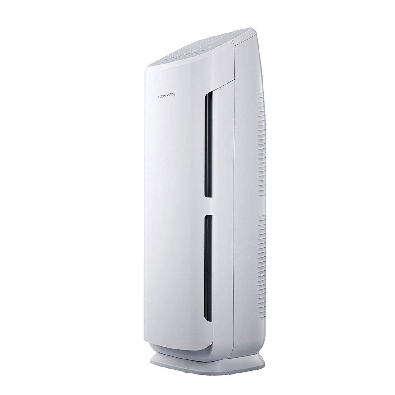 Coway AP-1216L True HEPA Air Purifier with Air Quality Monitor - Smart Auto Mode, Timer & Filter Indicator - White - Perfect for Bedrooms, Living Rooms & Offices (300 sq ft Coverage)