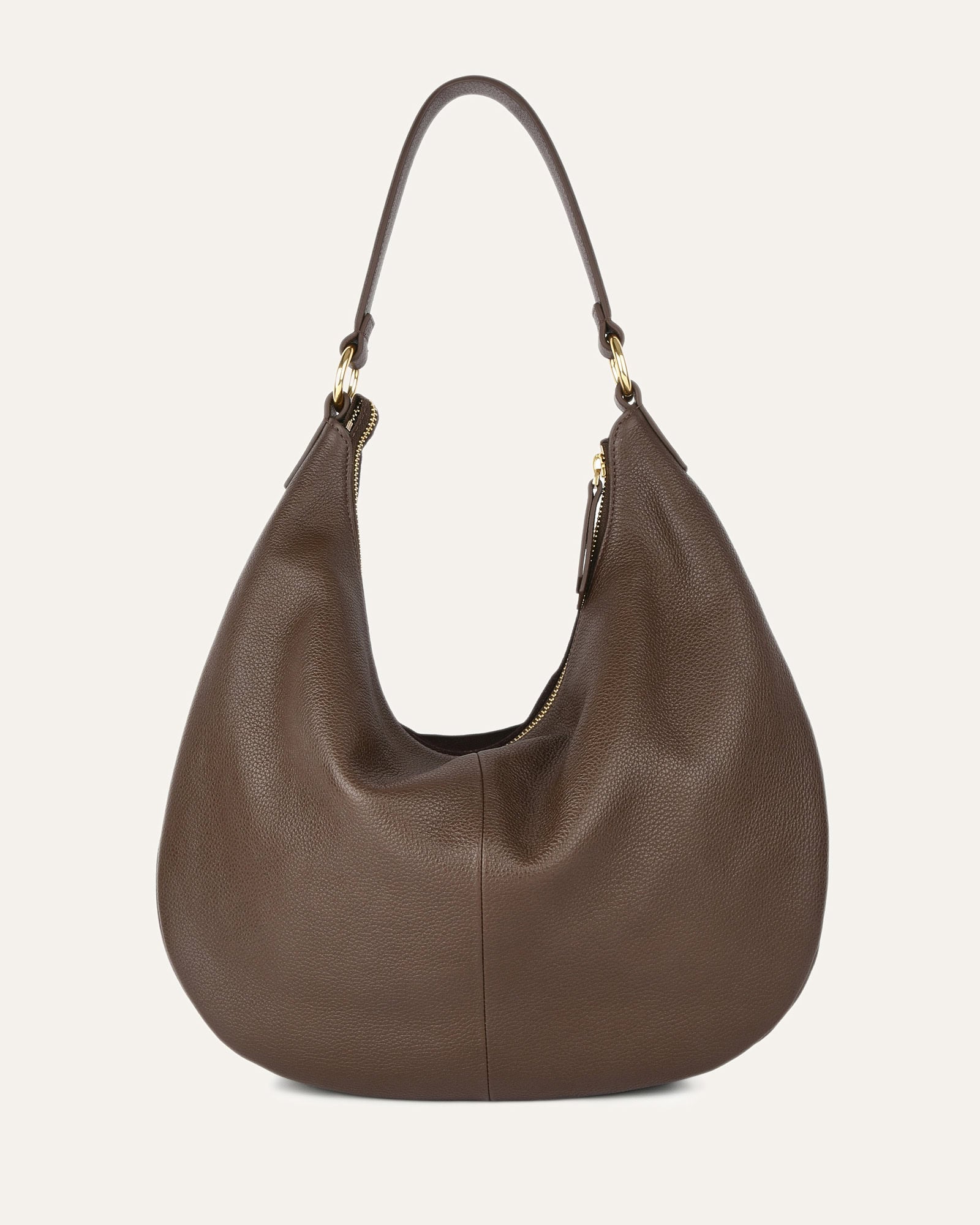 MARGO Women's Shoulder Bag - Bitter Chocolate Suede Leather Crossbody Purse for Work, Travel & Everyday Use