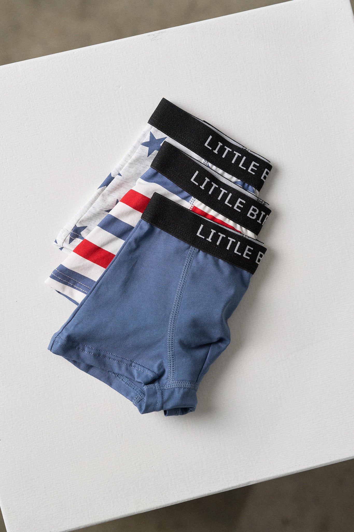 Premium 3-Pack Boxer Briefs for Men - Soft Cotton Blend, Breathable & Comfortable Underwear - USA Mix (Black, Gray, Navy) - Perfect for Daily Wear, Gym & Travel