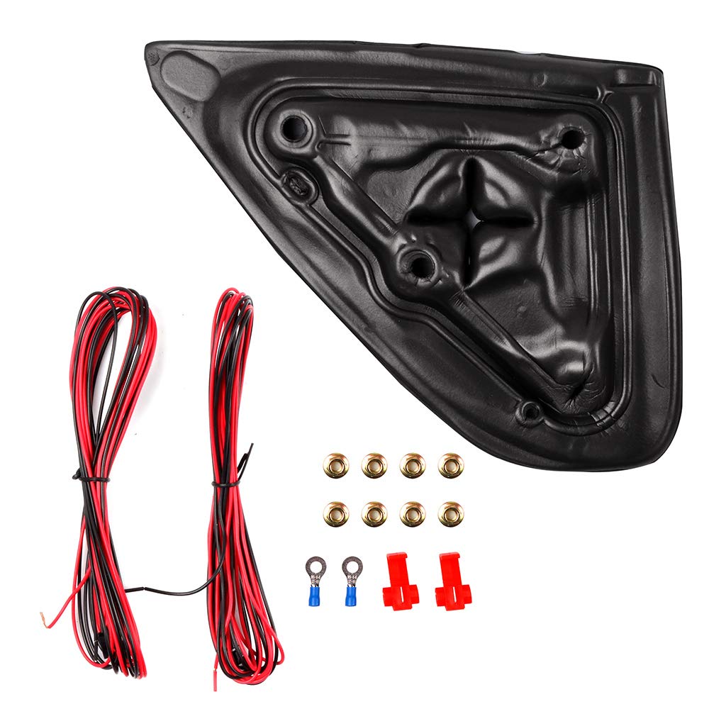 AUTOMUTO Power Heated Towing Mirrors with Turn Signal & Puddle Light - Compatible with 2007-2013 Chevy Tahoe/Suburban/Avalanche (Driver & Passenger Side) - Perfect for Towing, Camping & Off-Road Adventures