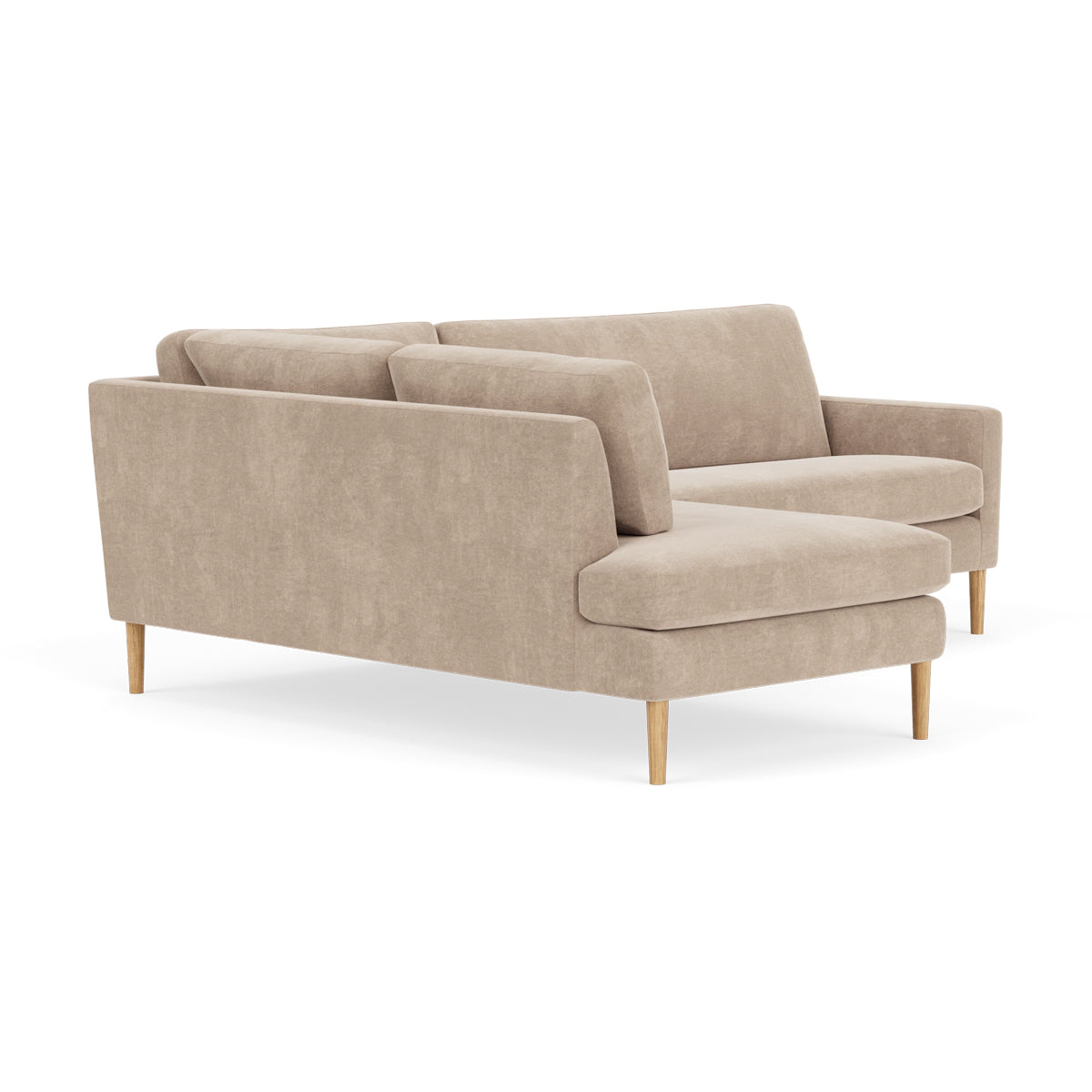 Astha Fabric Left Corner Sofa - Modern L-Shaped Sectional Couch for Living Room, Lounge & Small Spaces | Comfortable Home Furniture for Relaxing & Entertaining